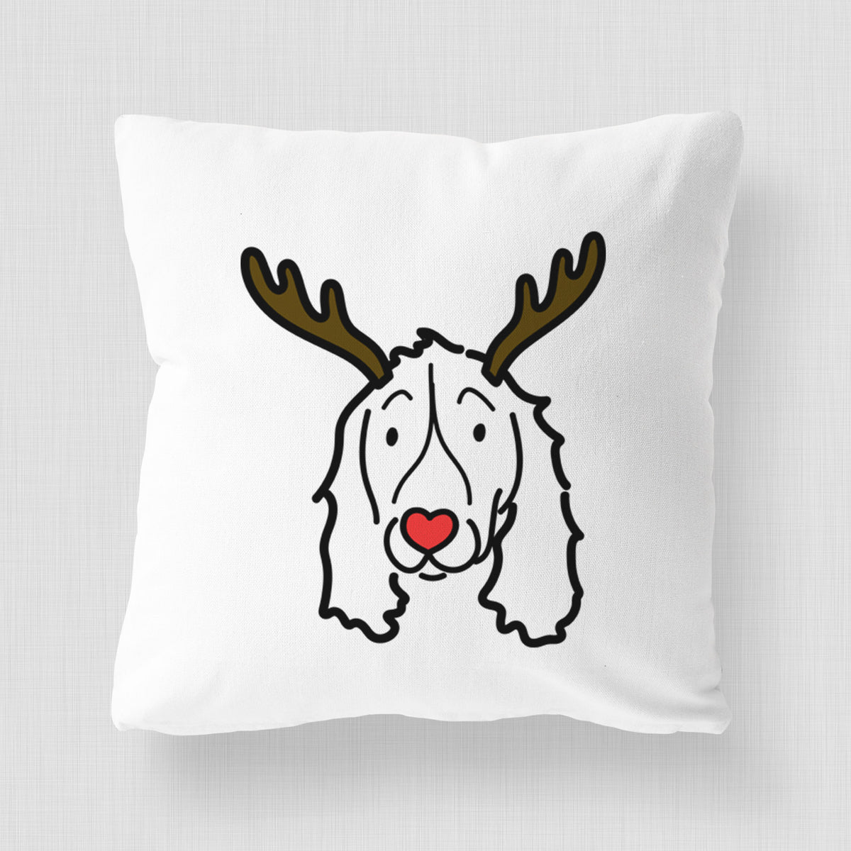 Love Always English Springer Spaniel - Throw Pillow Cover
