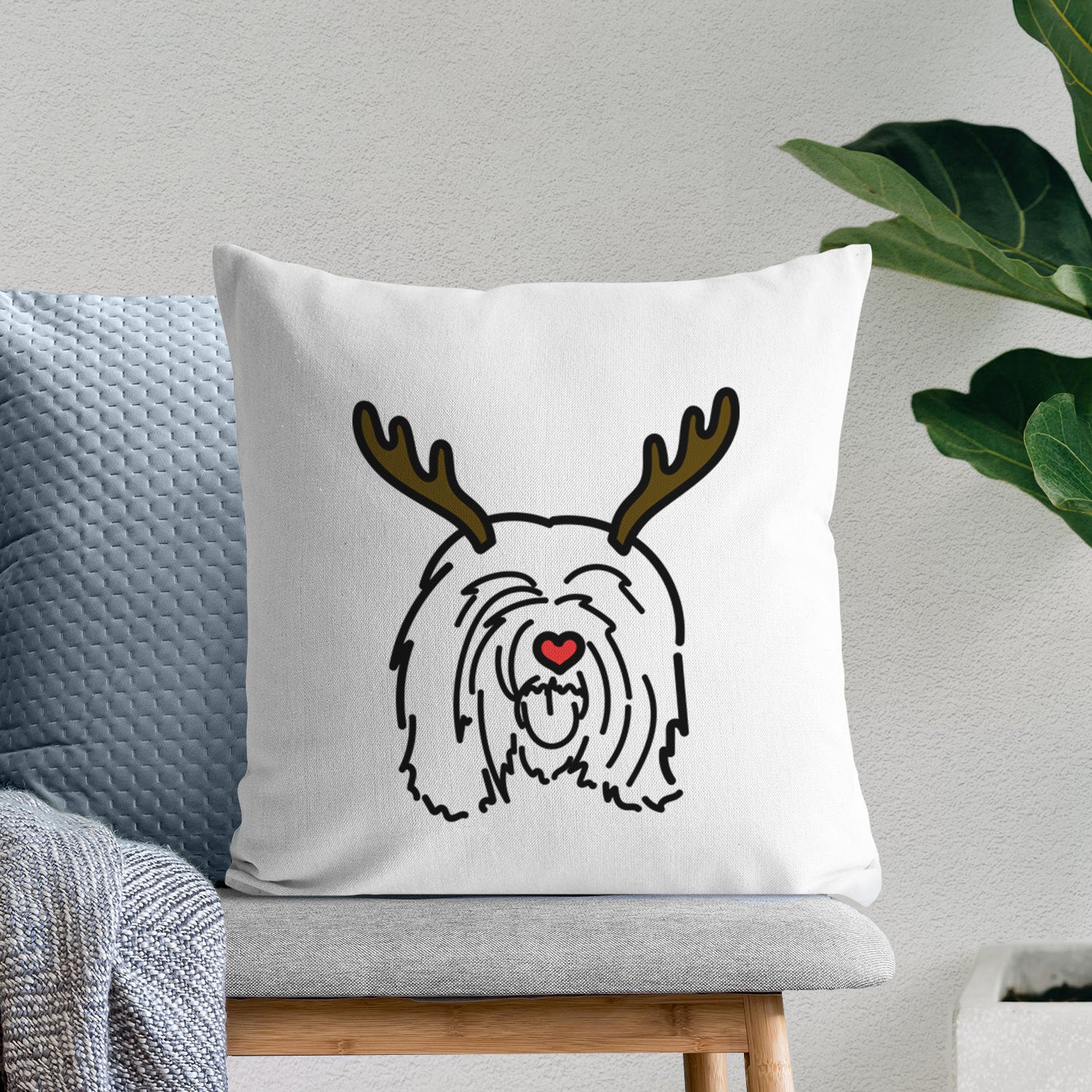 Love Always Tibetan Mastiff - Stan -  Throw Pillow Cover