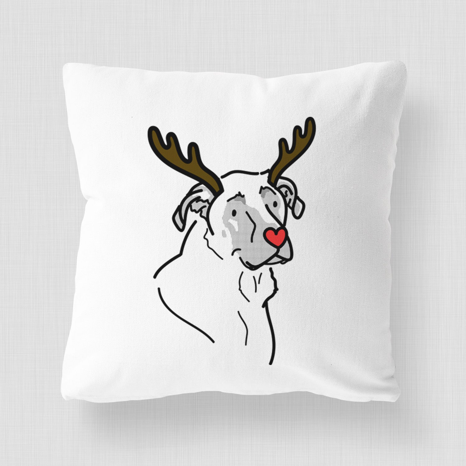 Love Always Mastiff German Shepherd Mix - Tank -  Throw Pillow Cover