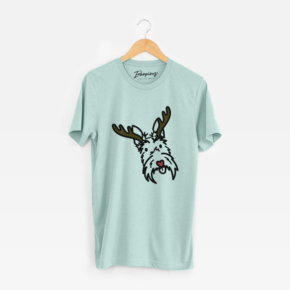 Red Nose Scottish Terrier - Thistle - Unisex Crewneck