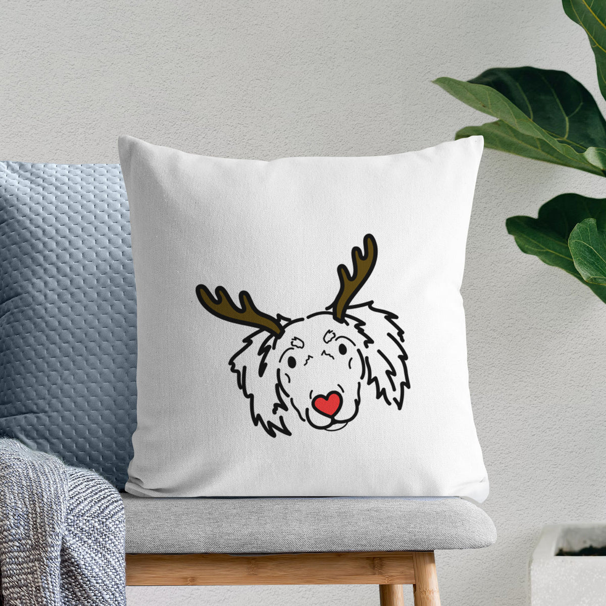 Love Always Dachshund Mix - Tilly -  Throw Pillow Cover