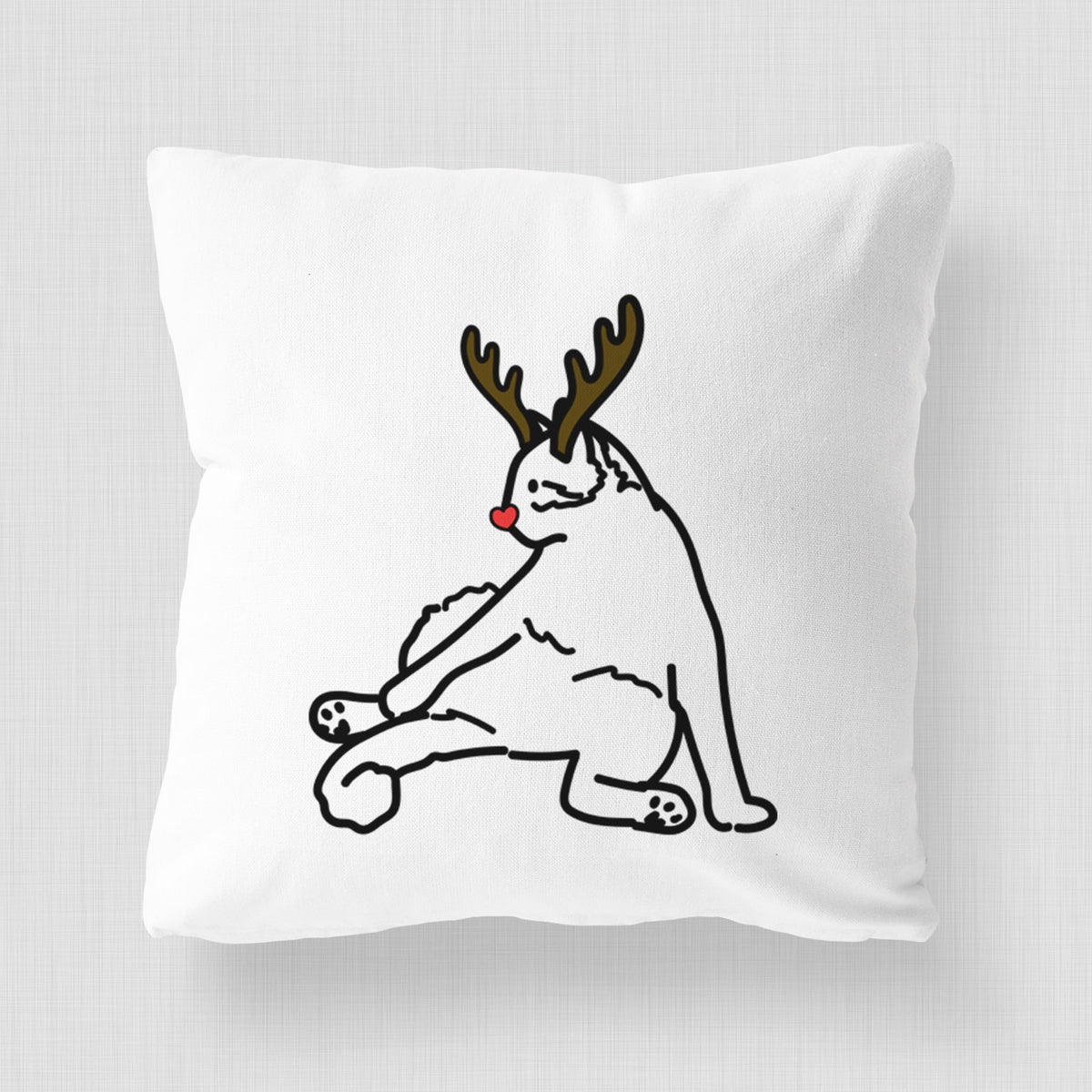 Love Always Cat - Tom -  Throw Pillow Cover