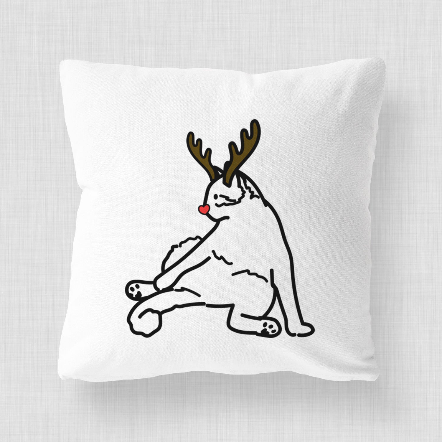 Love Always Cat - Tom -  Throw Pillow Cover