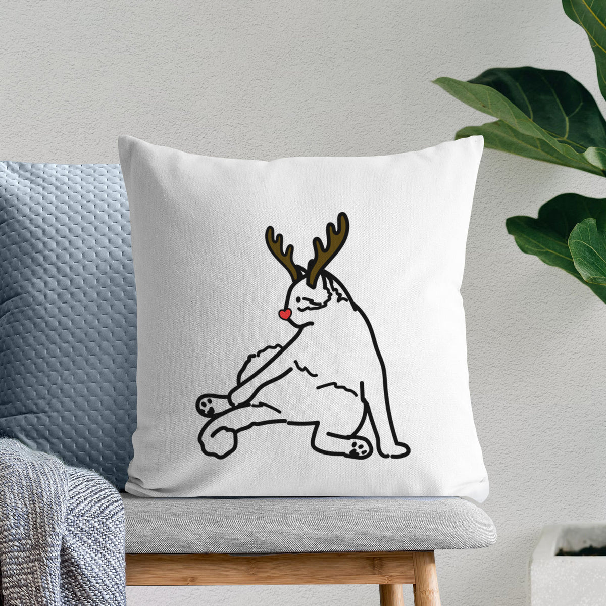 Love Always Cat - Tom -  Throw Pillow Cover