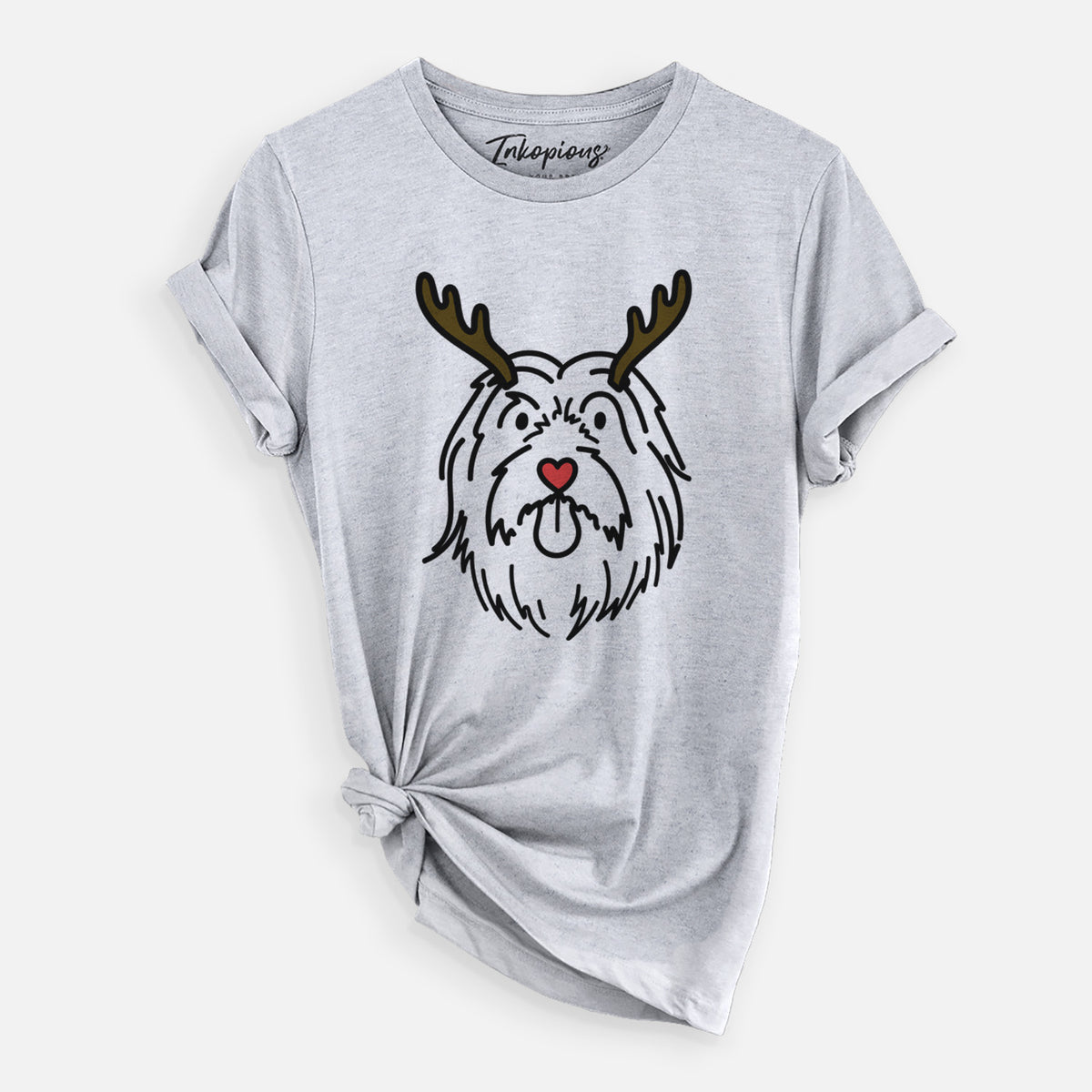 Red Nose Bearded Collie - Tucker - Unisex Crewneck