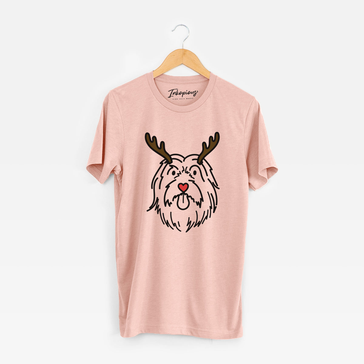 Red Nose Bearded Collie - Tucker - Unisex Crewneck