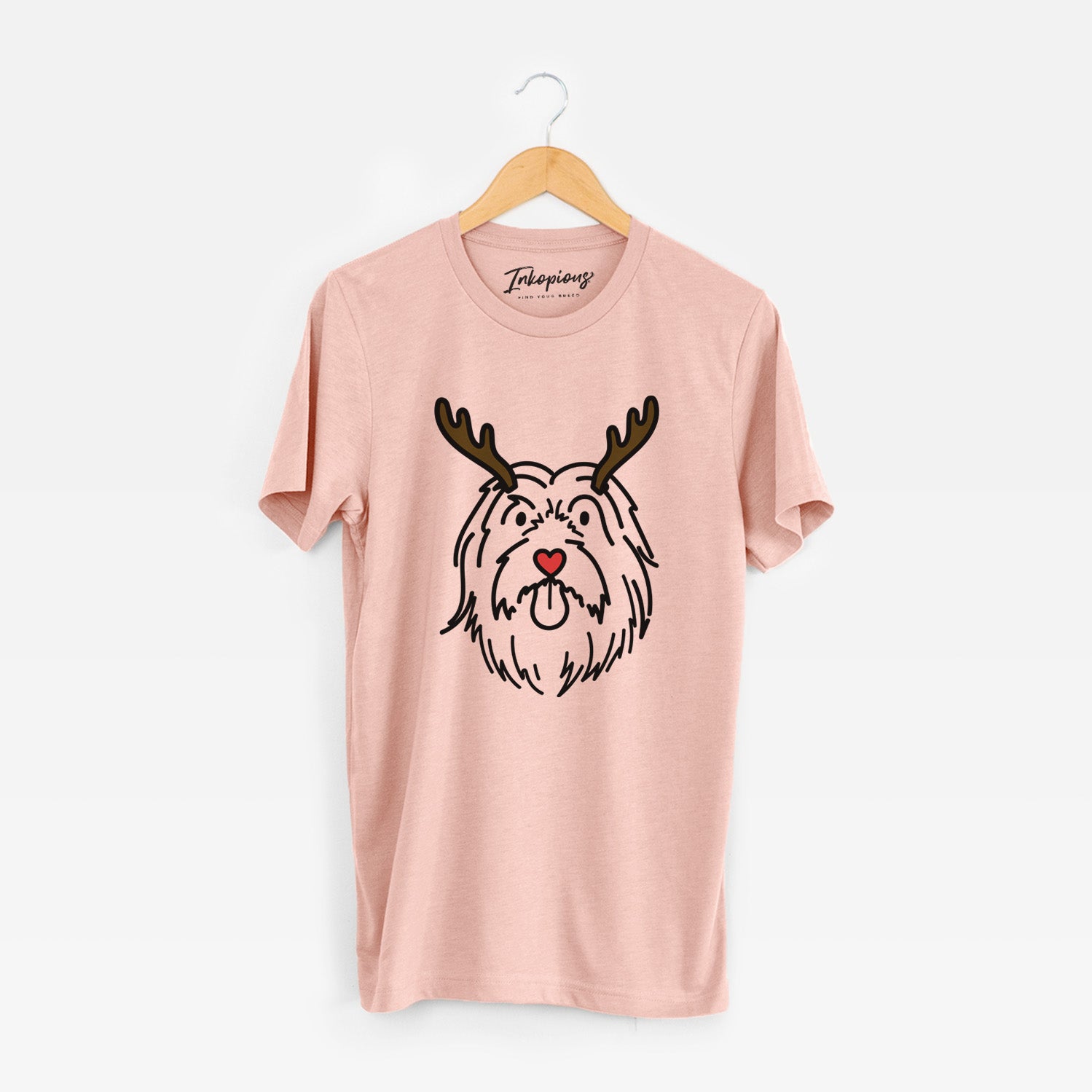 Red Nose Bearded Collie - Tucker - Unisex Crewneck