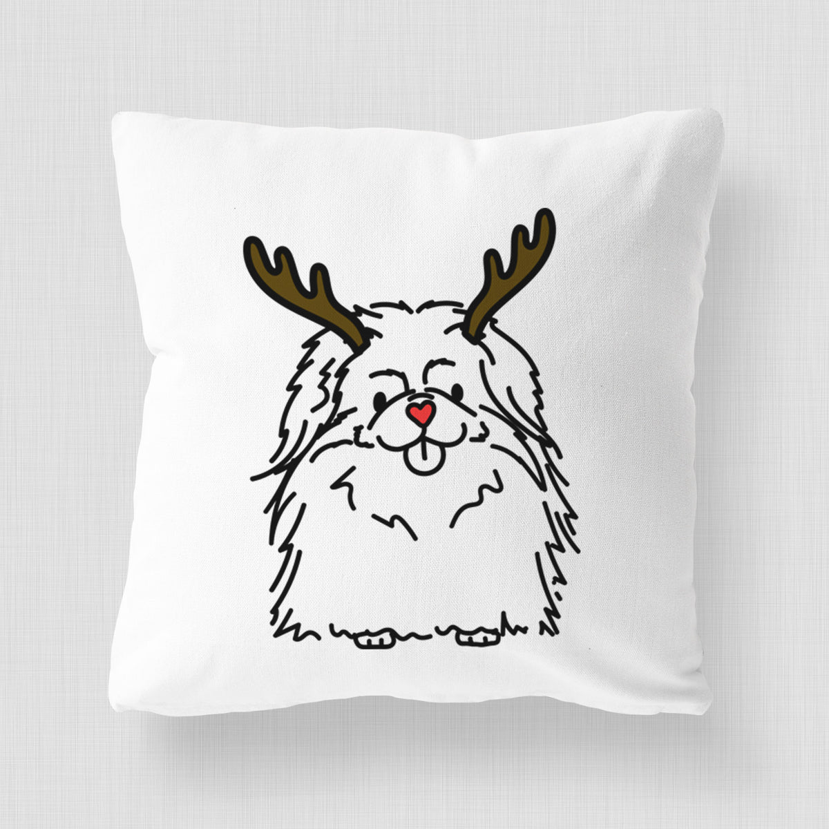 Love Always Pekingese - Viv -  Throw Pillow Cover