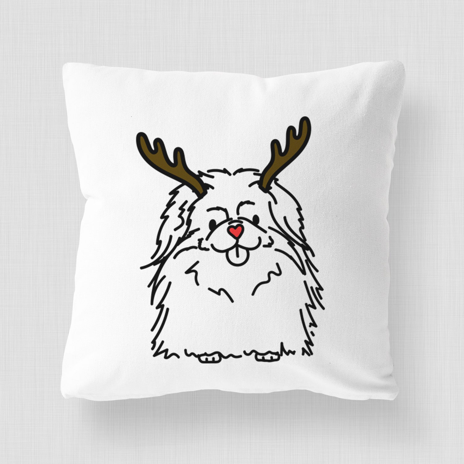Love Always Pekingese - Viv -  Throw Pillow Cover