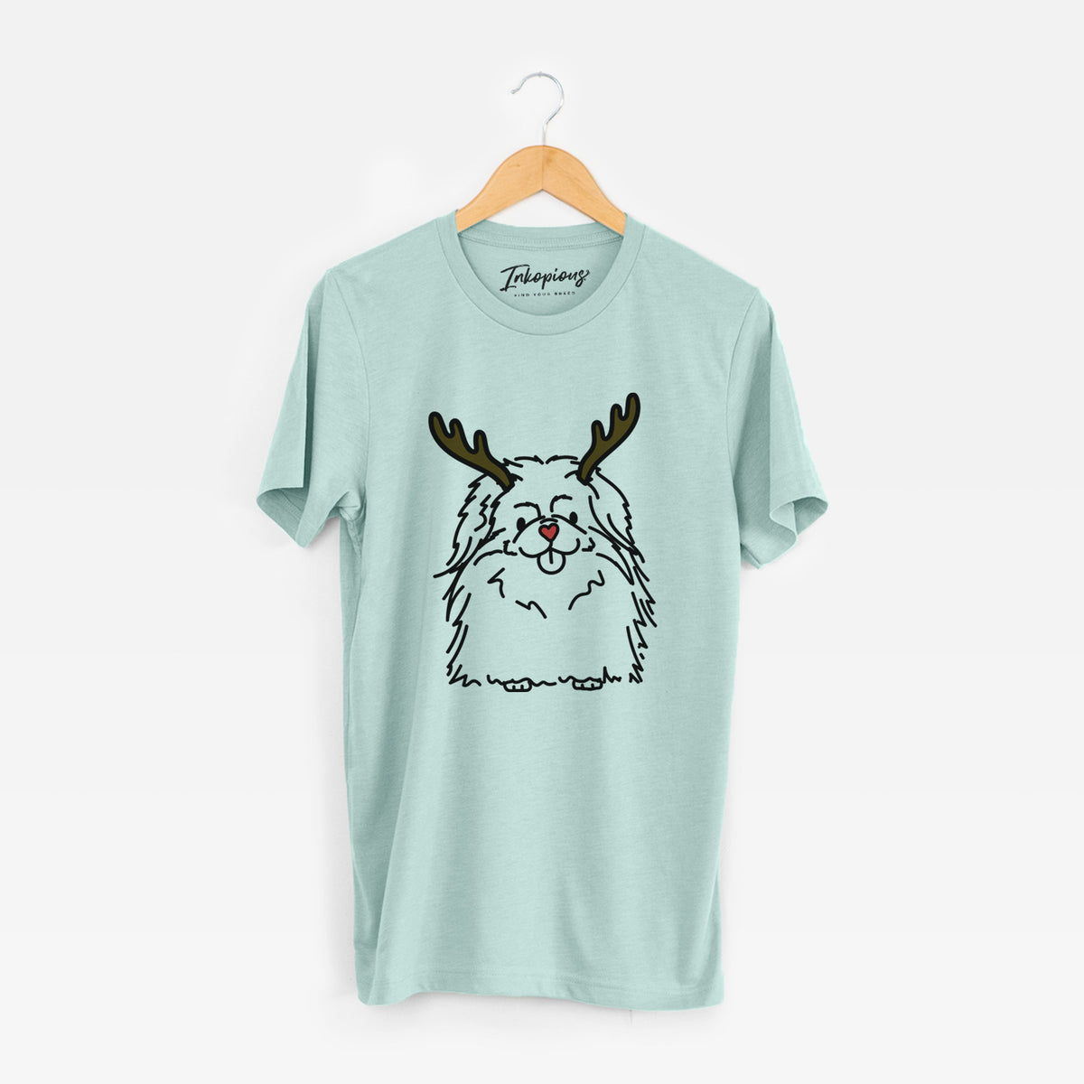 Red Nose Pekingese - Viv - Unisex Crewneck