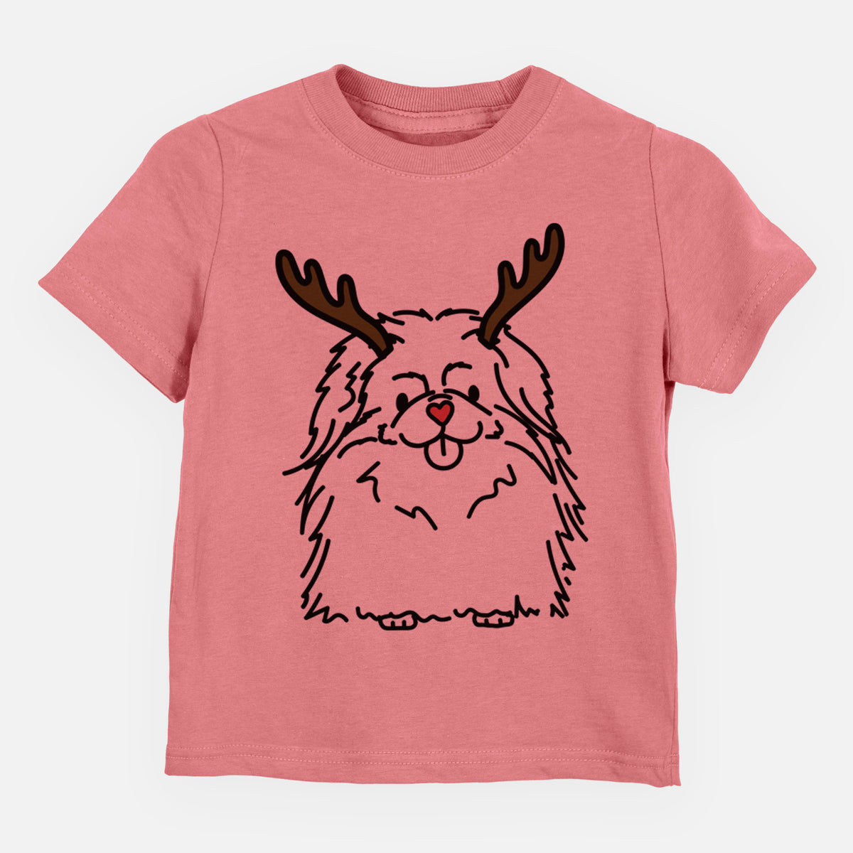 Red Nose Pekingese - Viv - Kids/Youth/Toddler Shirt