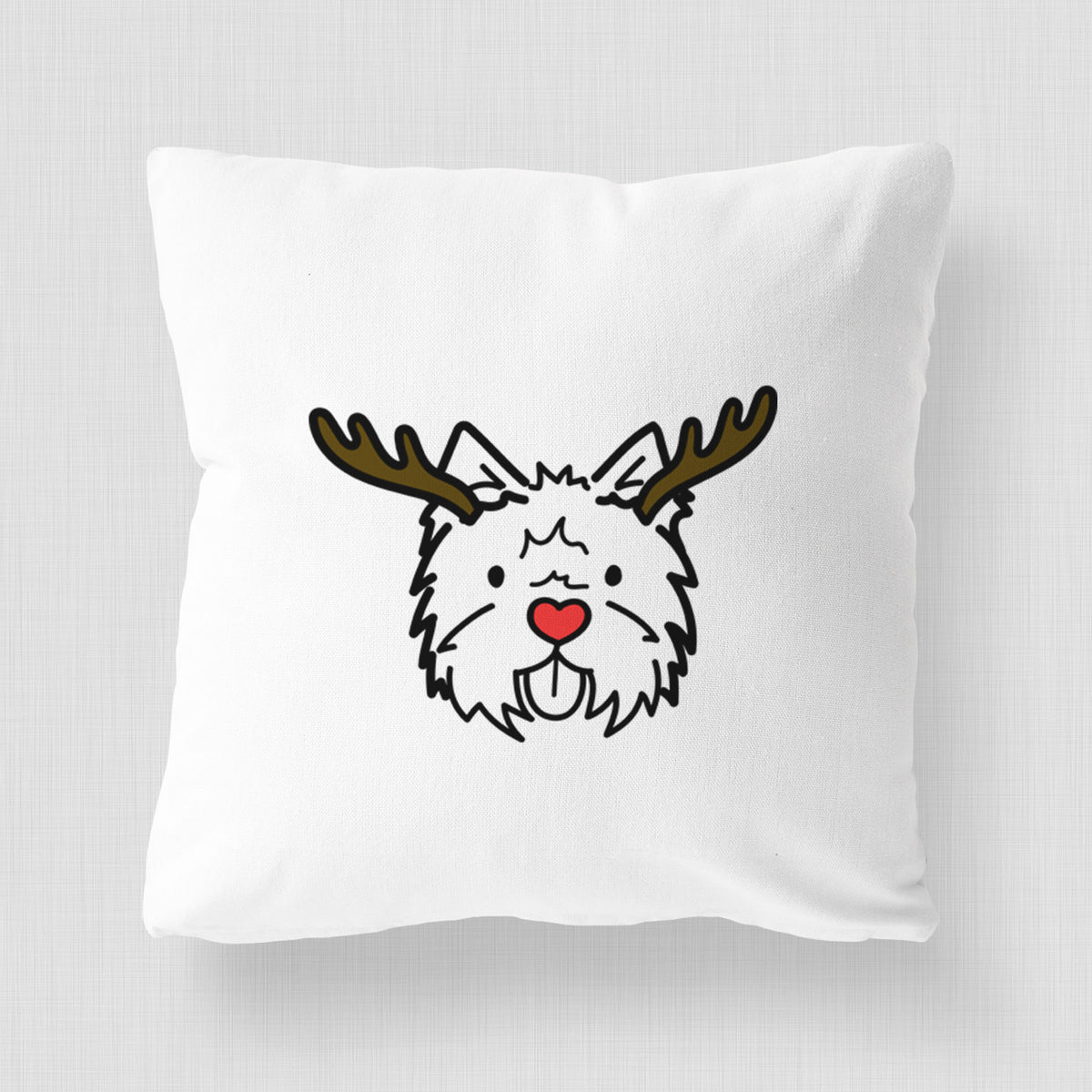 Love Always West Highland Terrier - Throw Pillow Cover