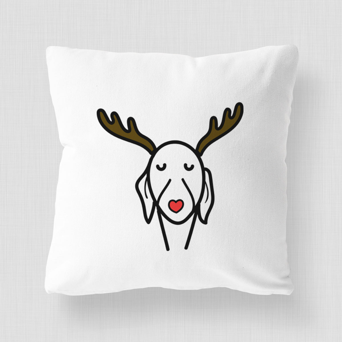Love Always Whippet - Throw Pillow Cover