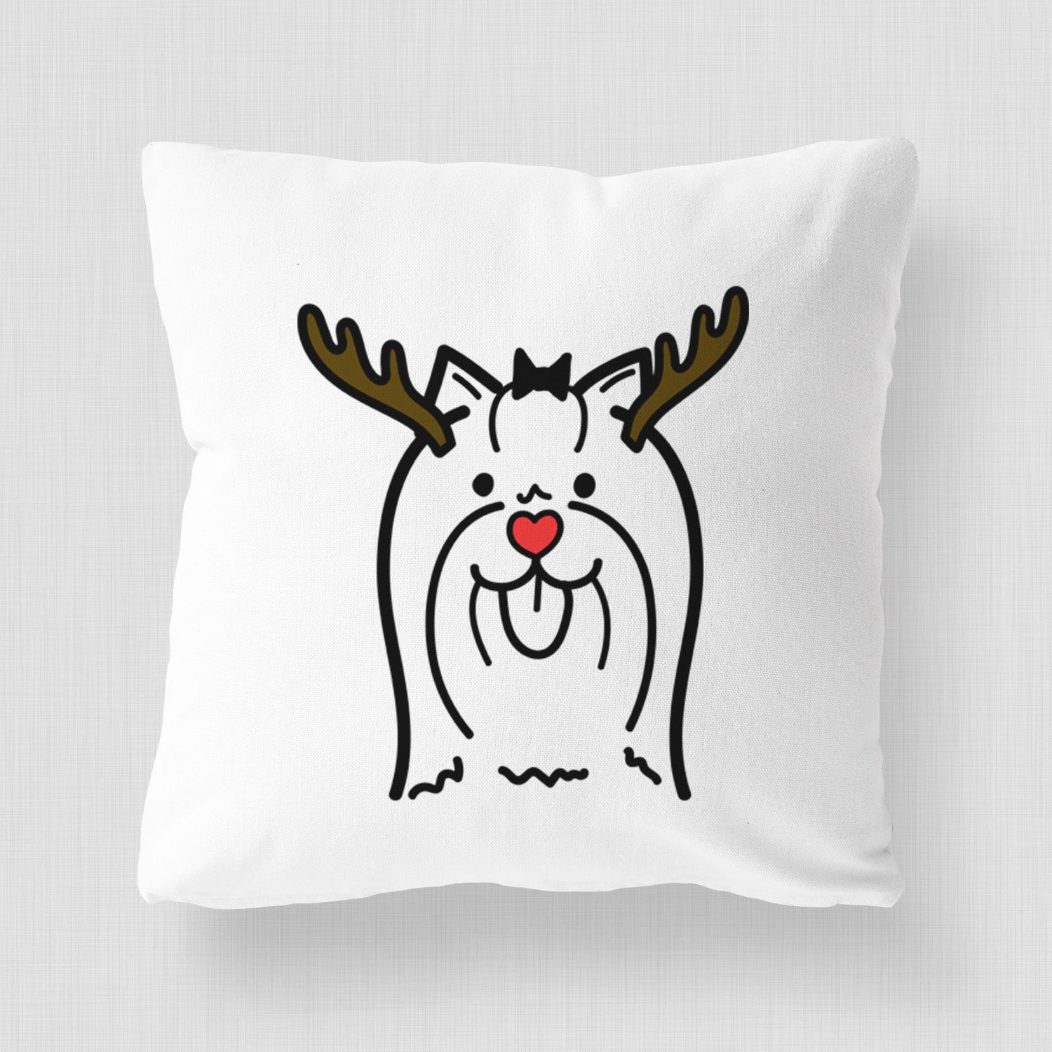 Love Always Yorkshire Terrier - Throw Pillow Cover