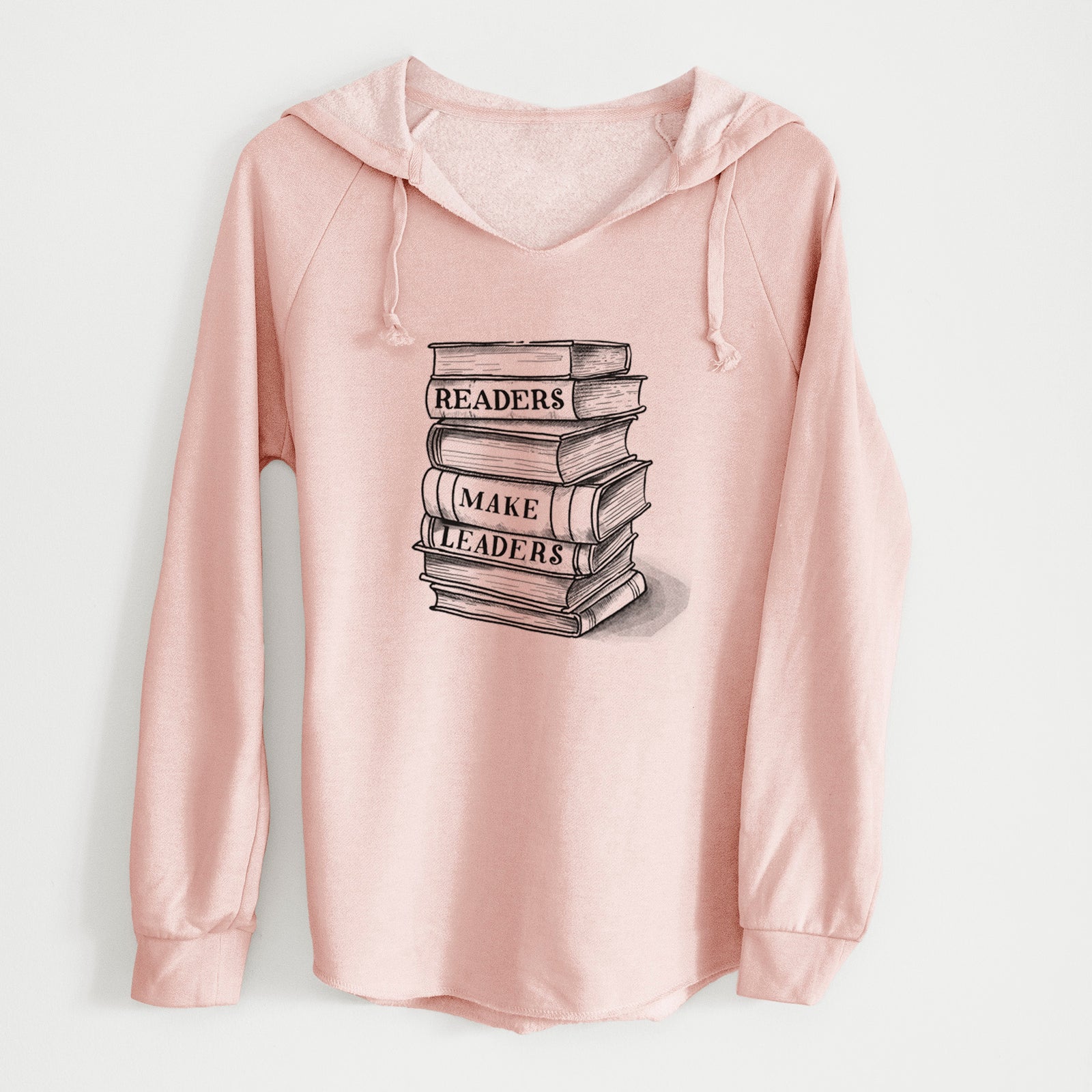 Readers Make Leaders Book Stack - Cali Wave Hooded Sweatshirt