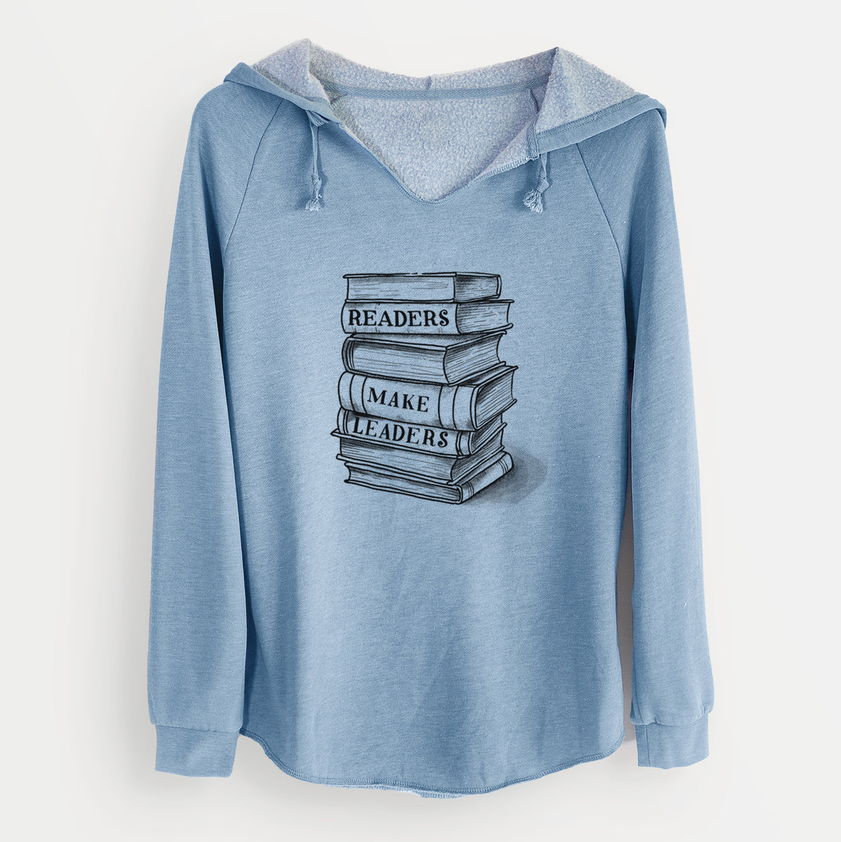 Readers Make Leaders Book Stack - Cali Wave Hooded Sweatshirt