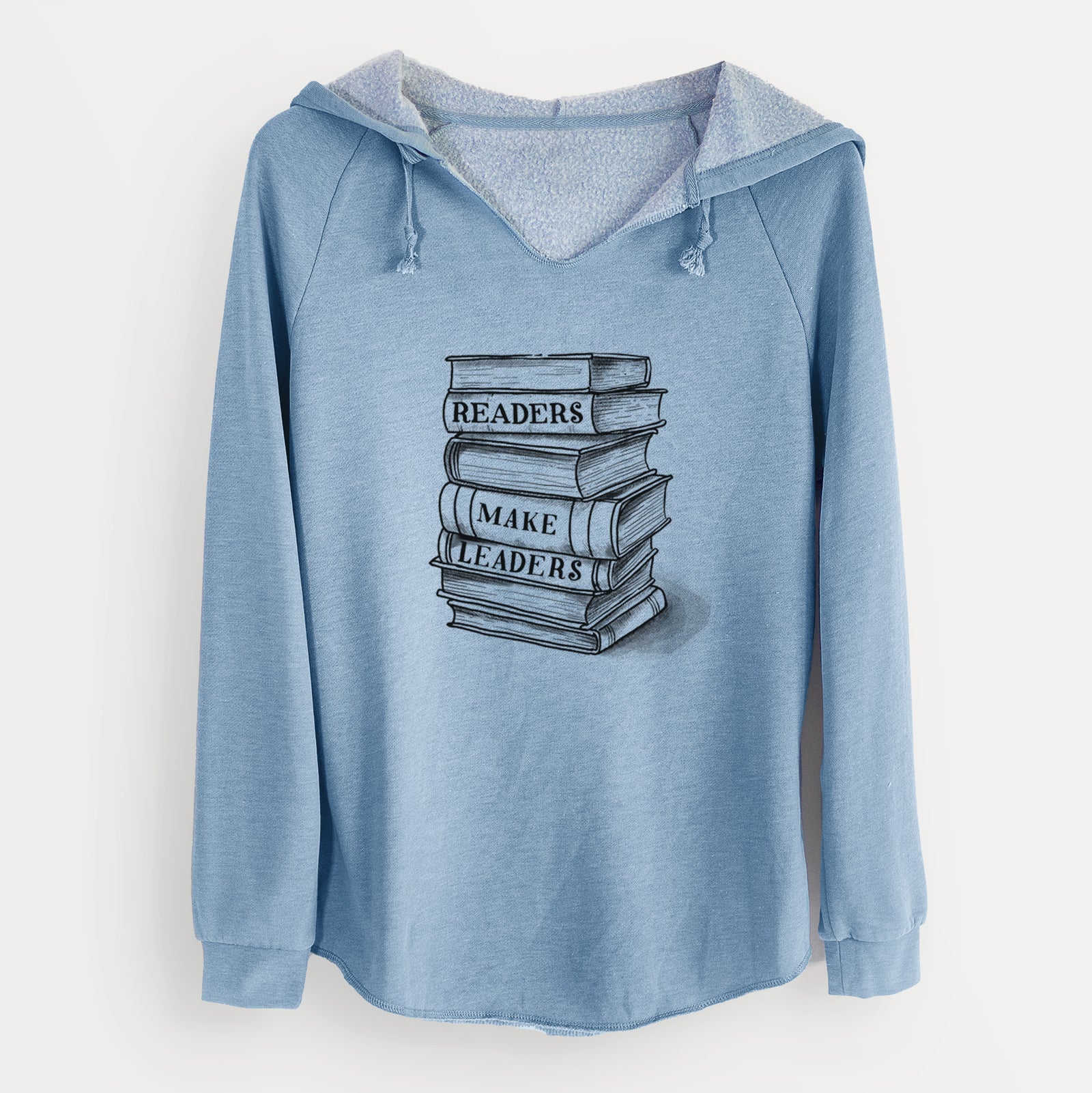 Readers Make Leaders Book Stack - Cali Wave Hooded Sweatshirt