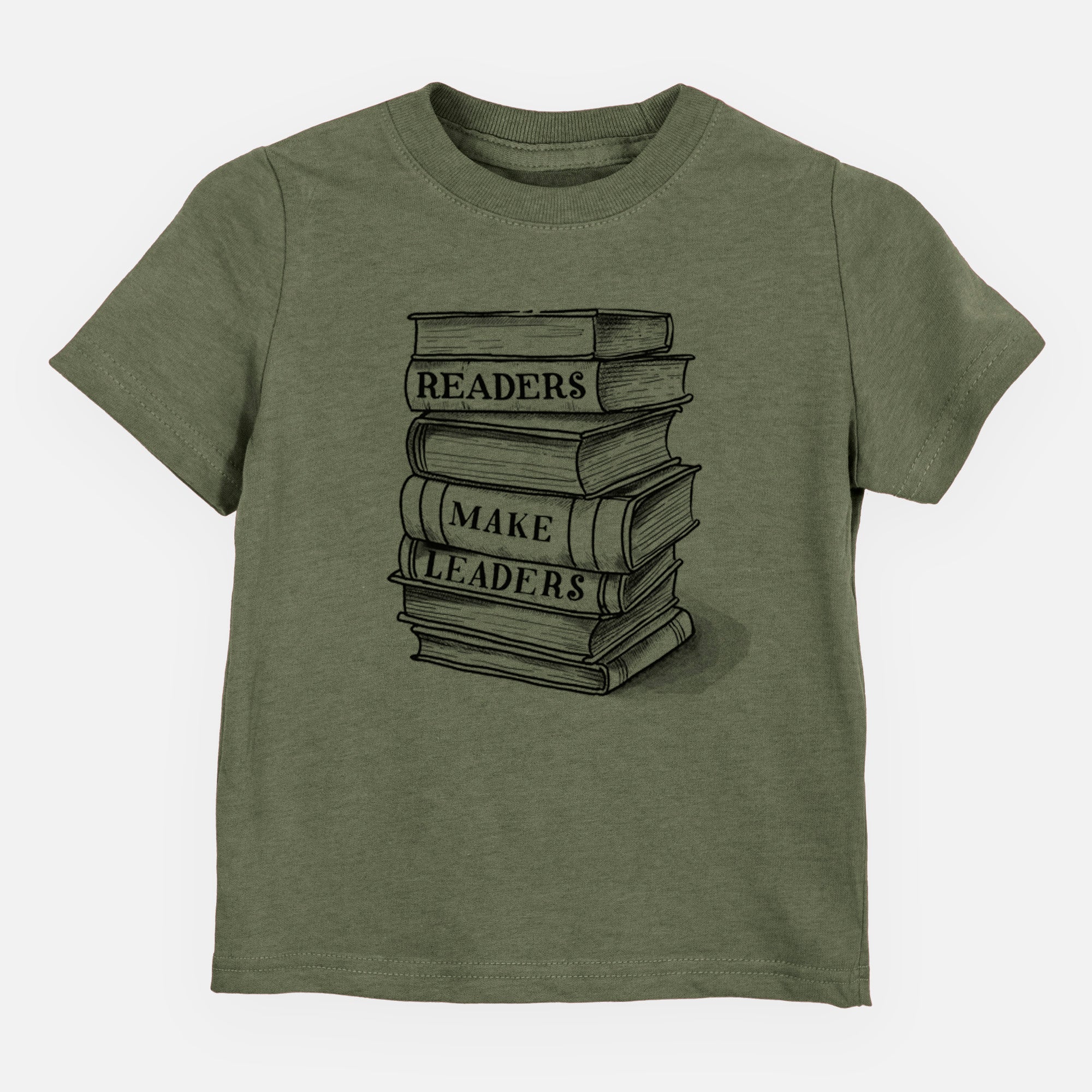 Readers Make Leaders Book Stack - Kids/Youth/Toddler Shirt