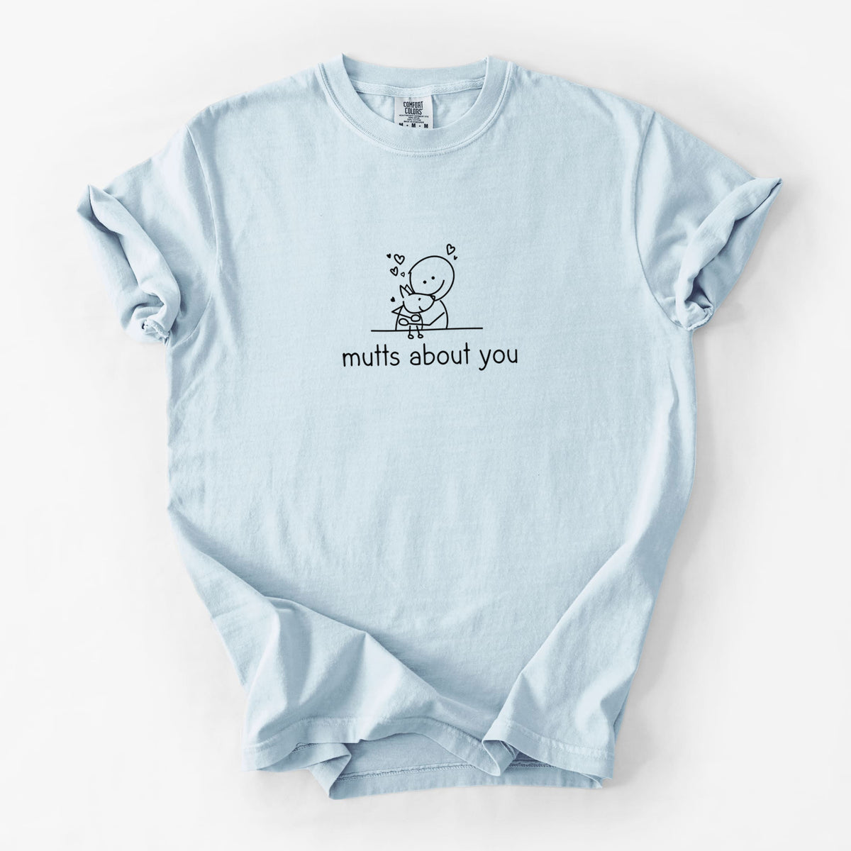 Mutts About You - Unisex Comfort Colors Garment-Dyed Heavyweight T-shirt in Chambray