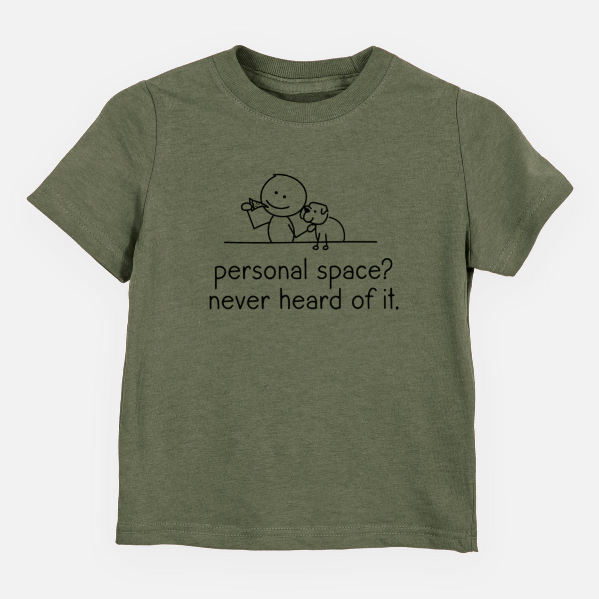 Personal Space? Never Heard of it - Dog - Kids/Youth/Toddler Shirt
