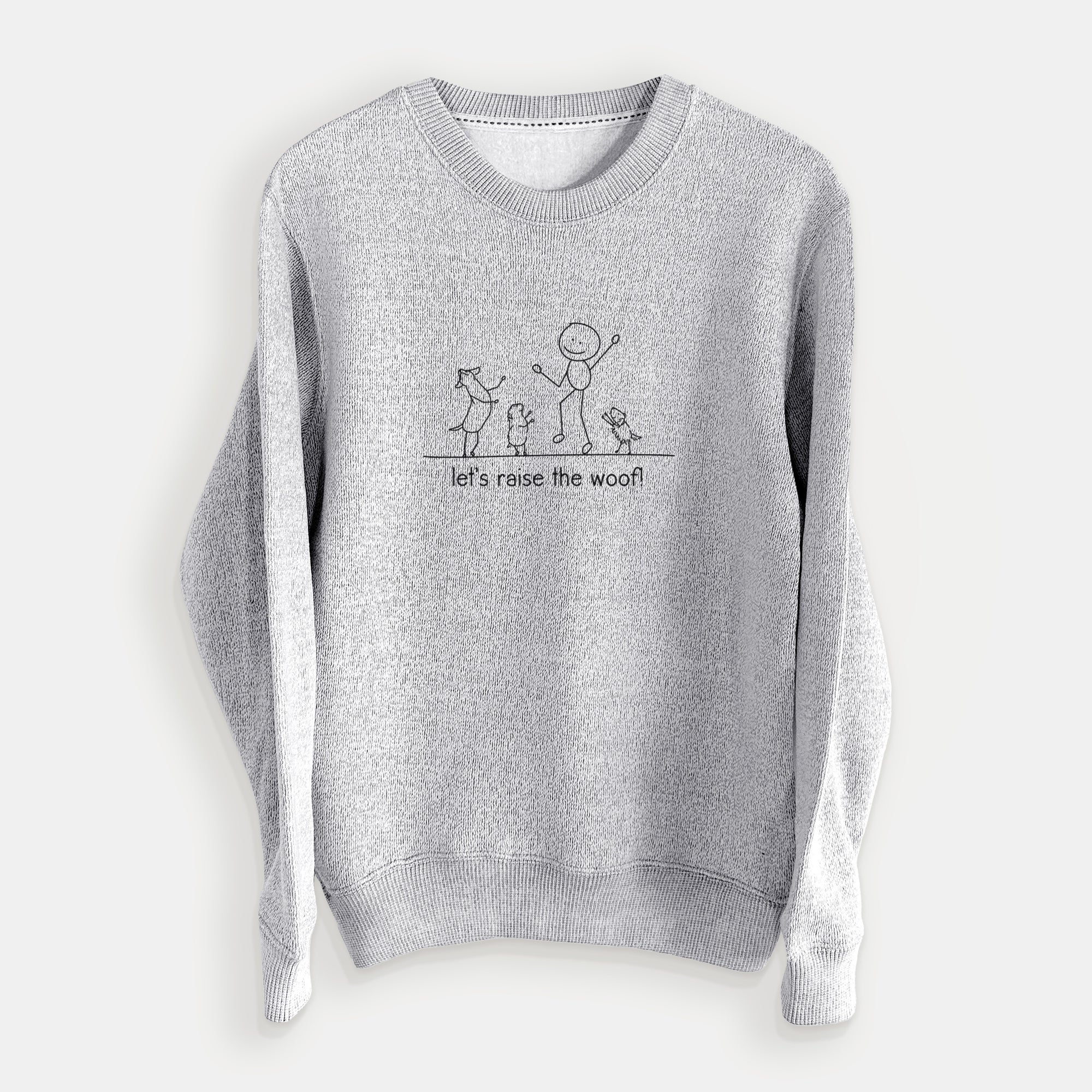 Let's Raise the Woof! - Knit Sweatshirt