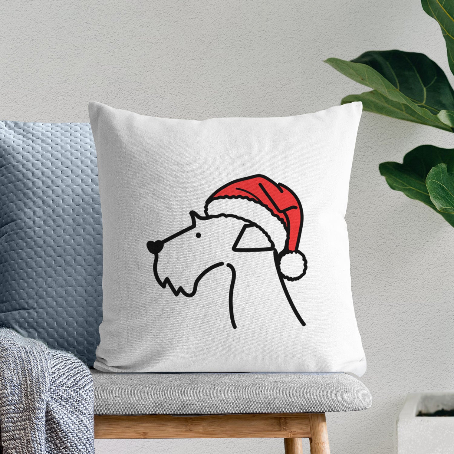 Love Always Airedale Terrier - Throw Pillow Cover