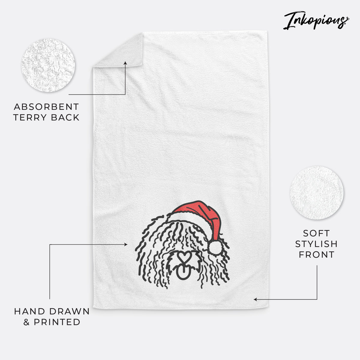 Jolly Spanish Water Dog - Alba - Decorative Hand Towel