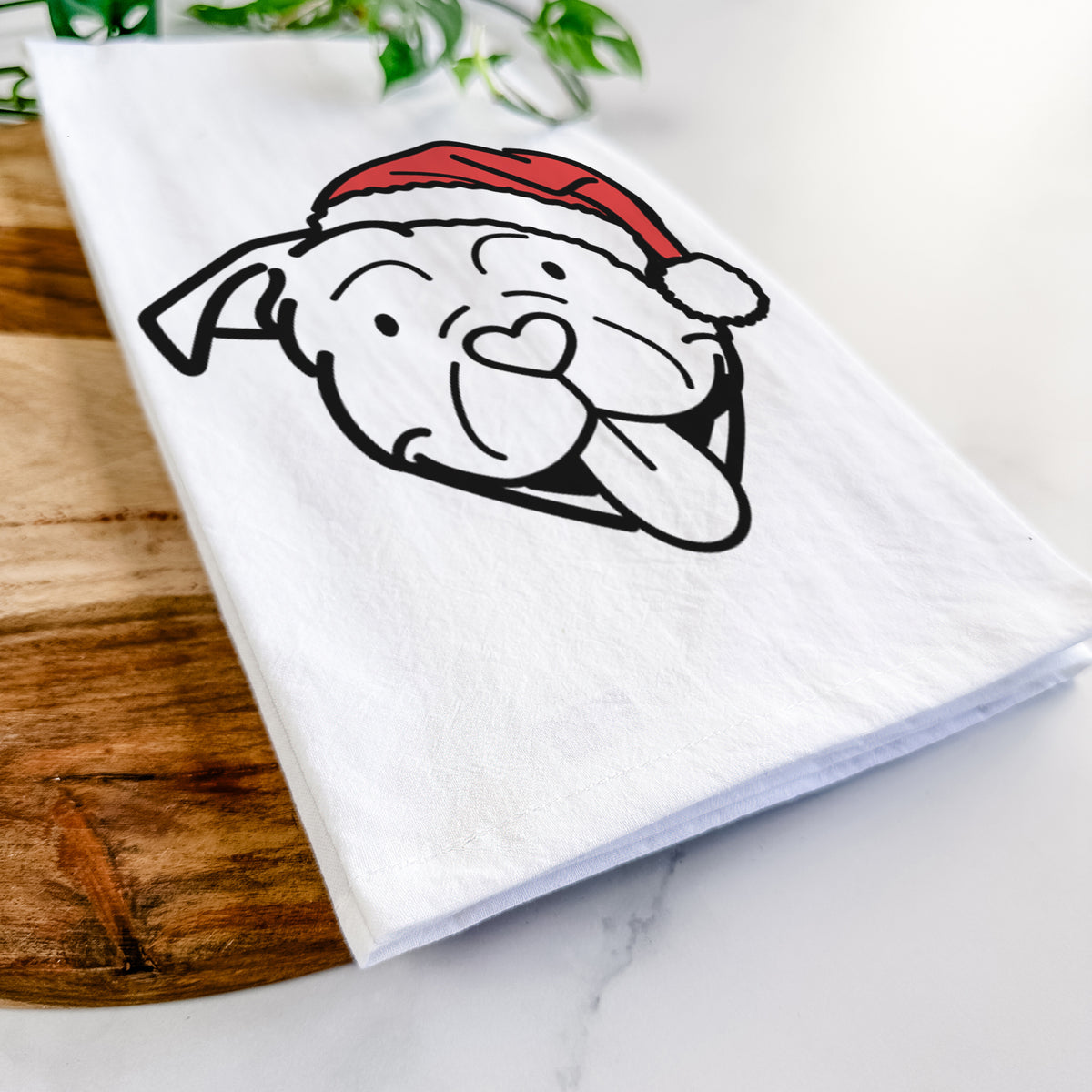 Jolly American Bulldog - Tea Towel