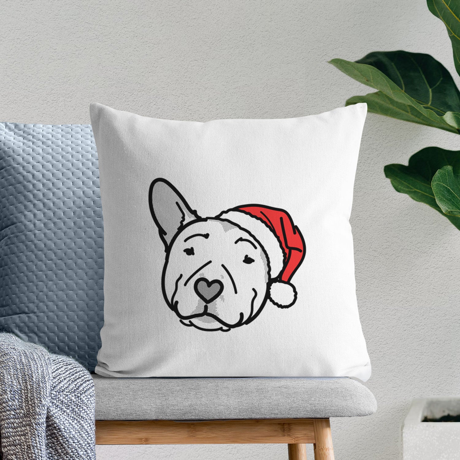 Love Always Pitbull - Archer -  Throw Pillow Cover