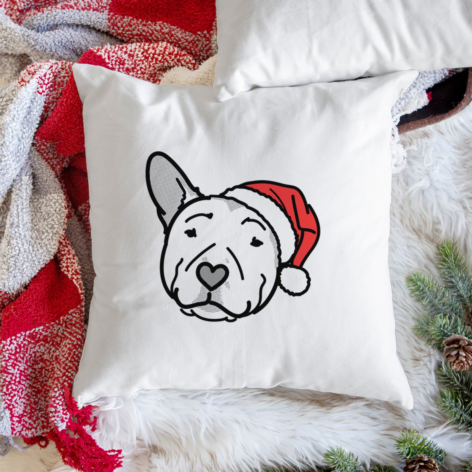 Love Always Pitbull - Archer -  Throw Pillow Cover