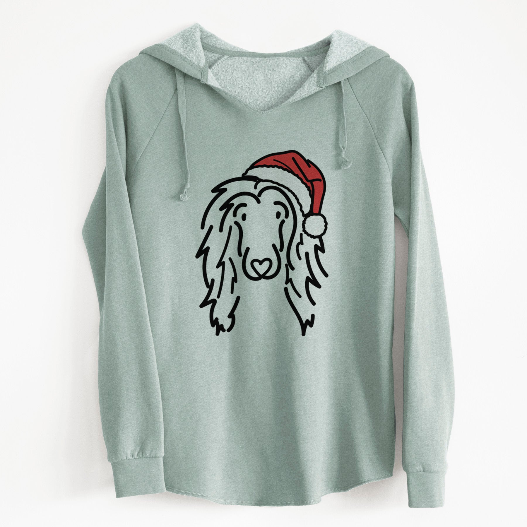 Jolly Afghan Hound - Asher - Cali Wave Hooded Sweatshirt