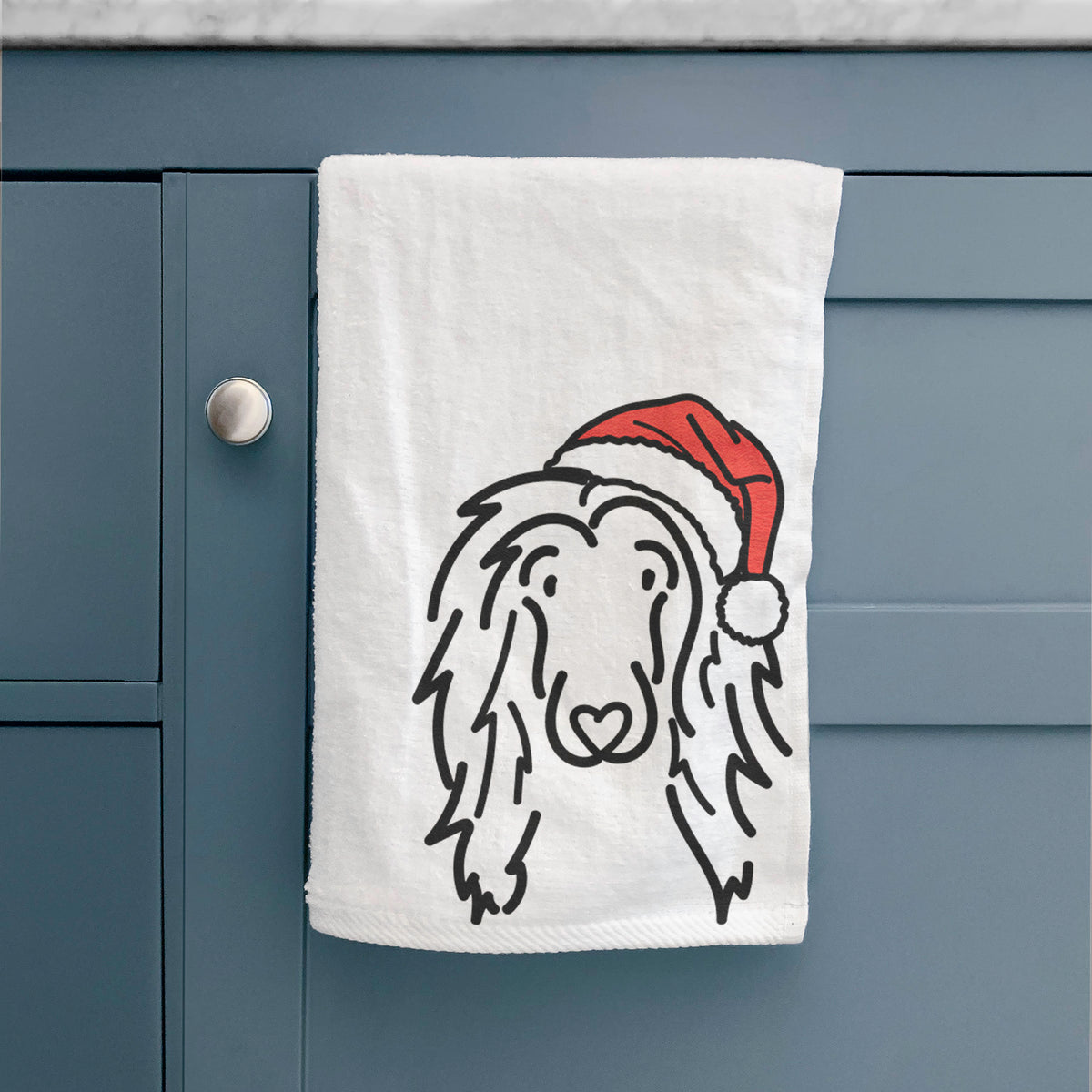 Jolly Afghan Hound - Asher - Hand Towel