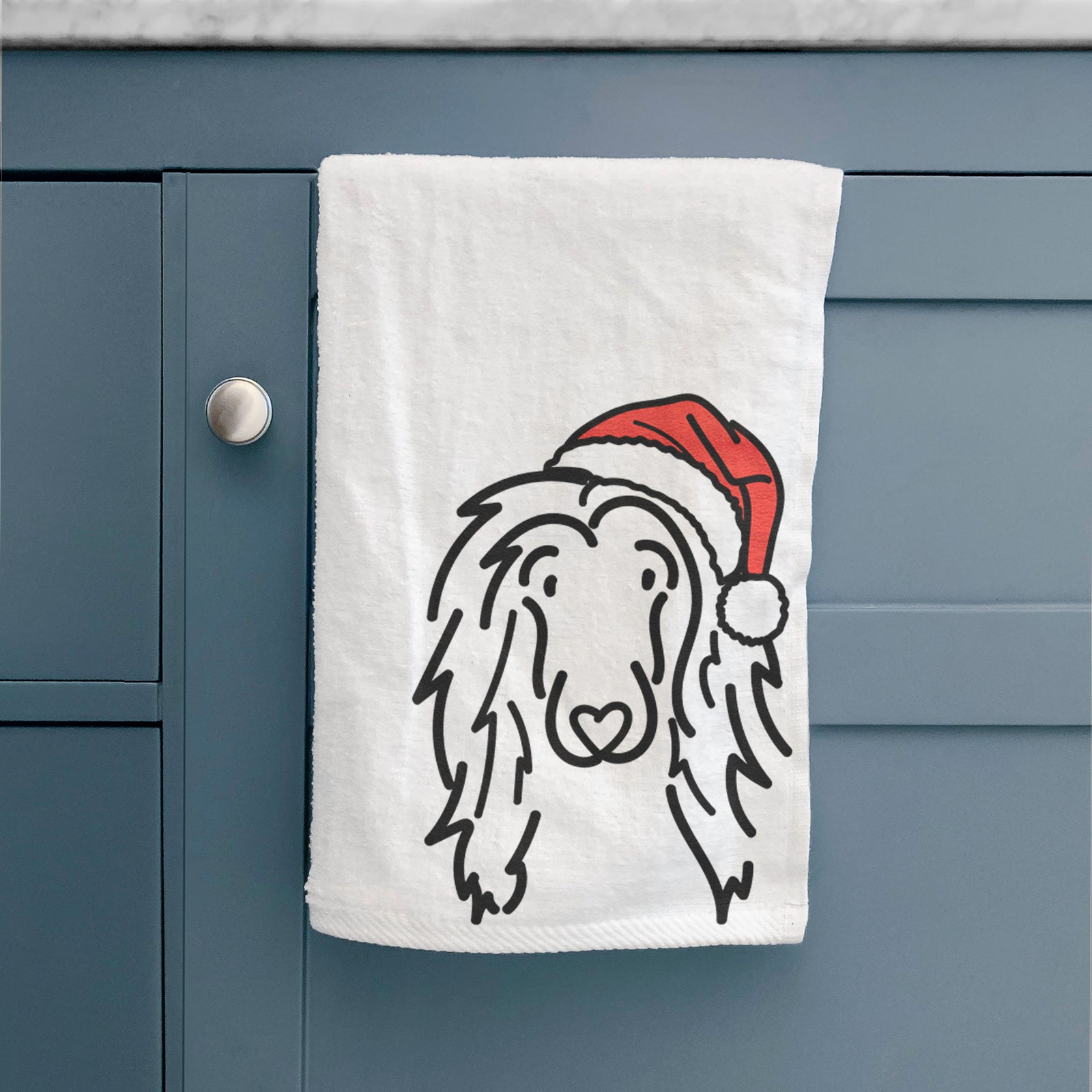 Jolly Afghan Hound - Asher - Hand Towel