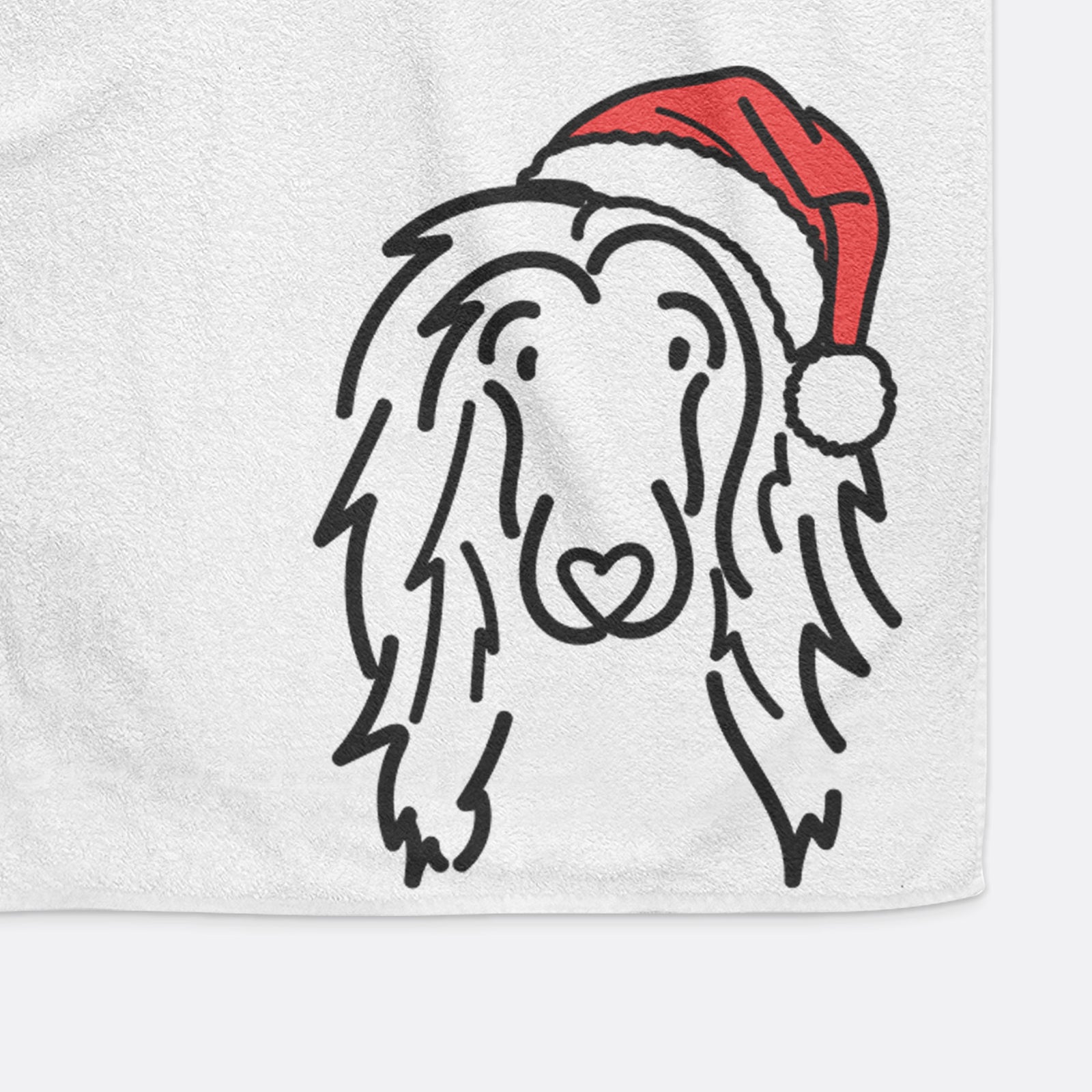 Jolly Afghan Hound - Asher - Hand Towel