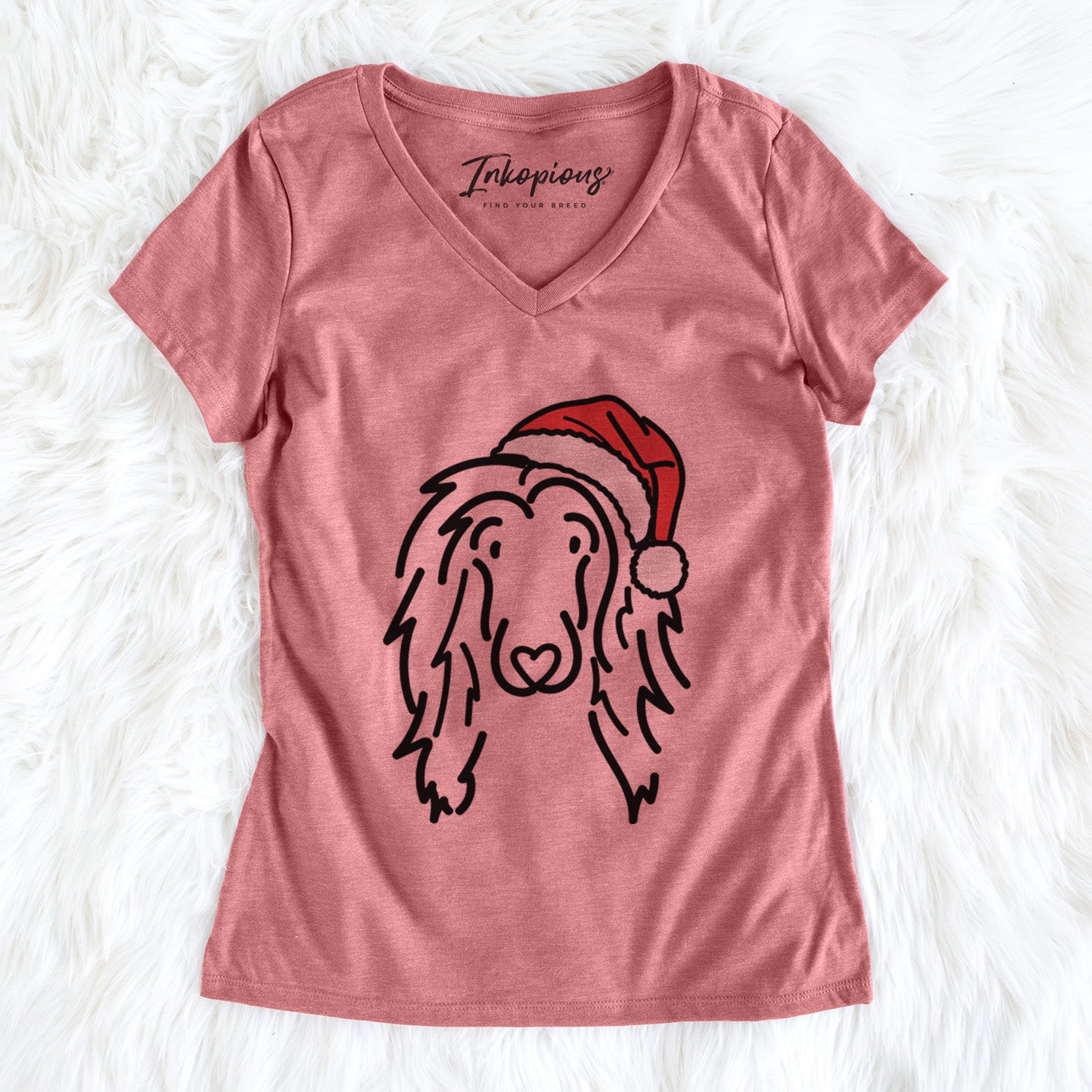 Jolly Afghan Hound - Asher - Women's Perfect V-neck Shirt