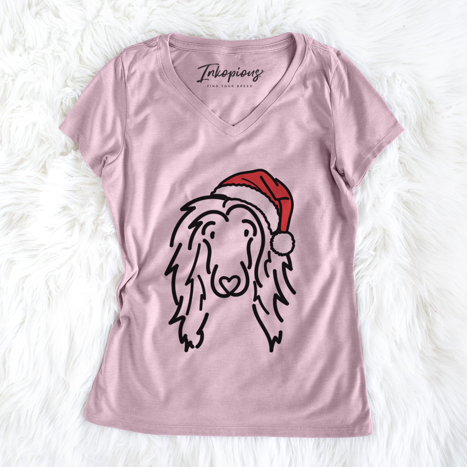 Jolly Afghan Hound - Asher - Women's Perfect V-neck Shirt