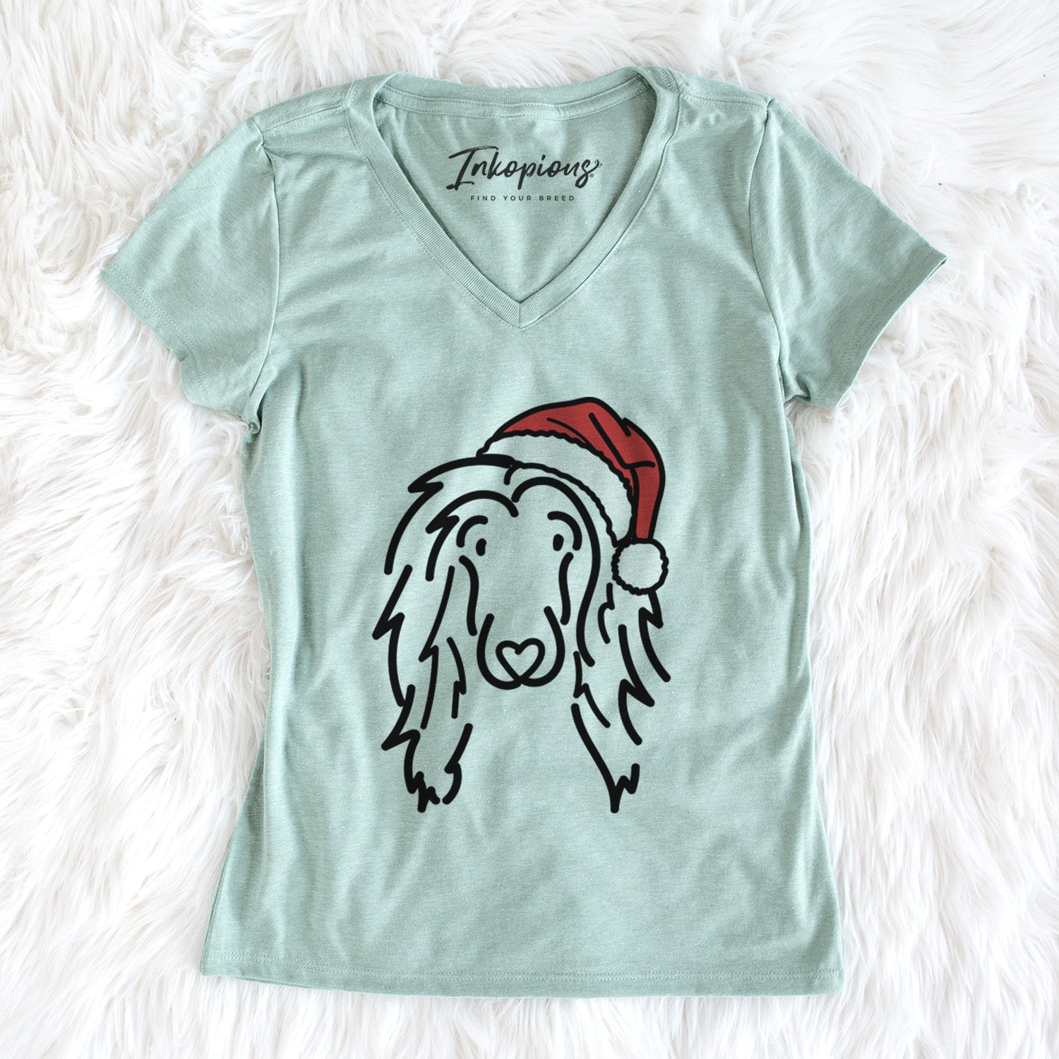 Jolly Afghan Hound - Asher - Women's Perfect V-neck Shirt