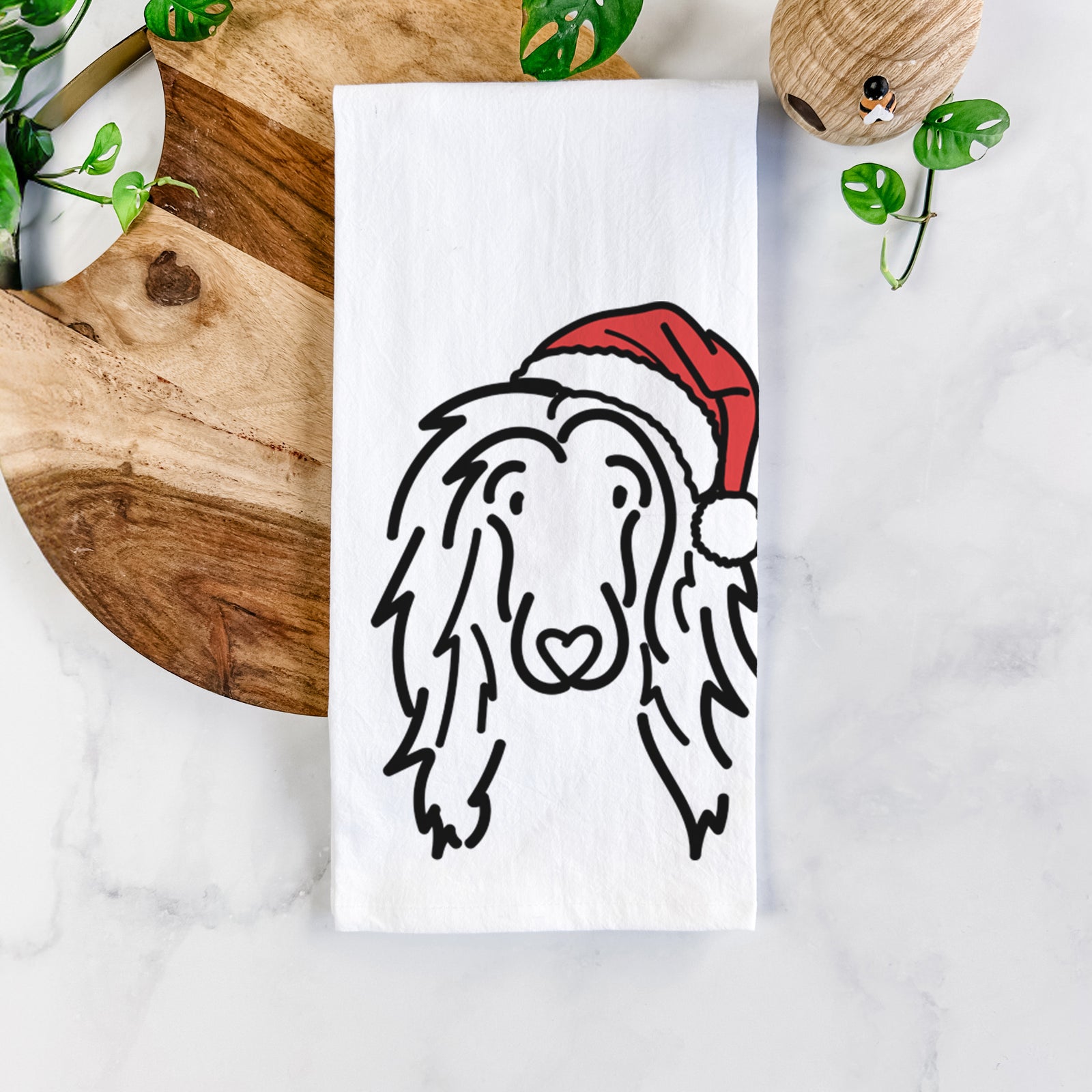 Jolly Afghan Hound - Asher - Tea Towel