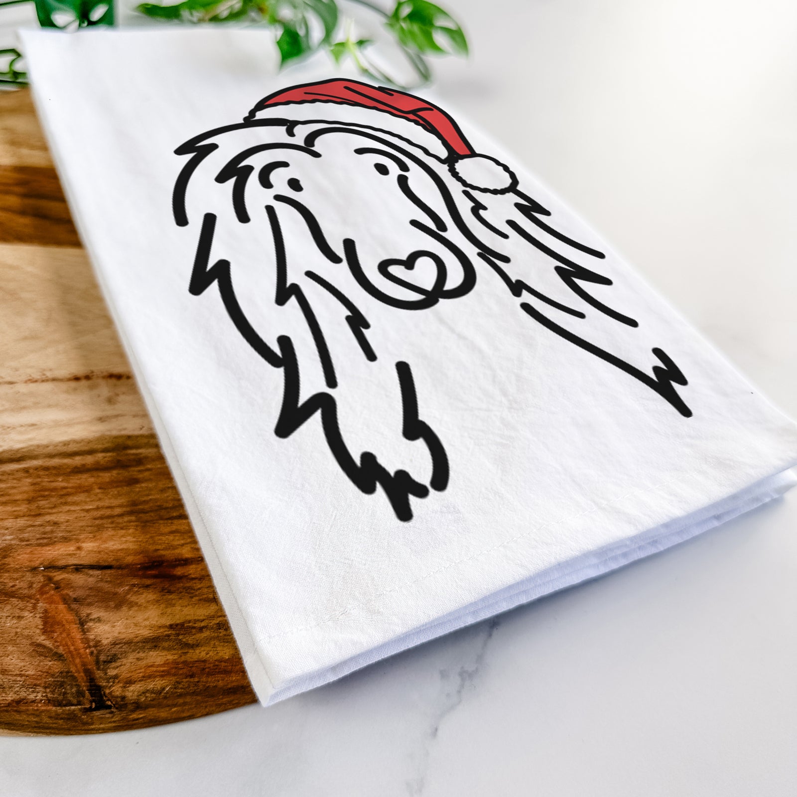 Jolly Afghan Hound - Asher - Tea Towel