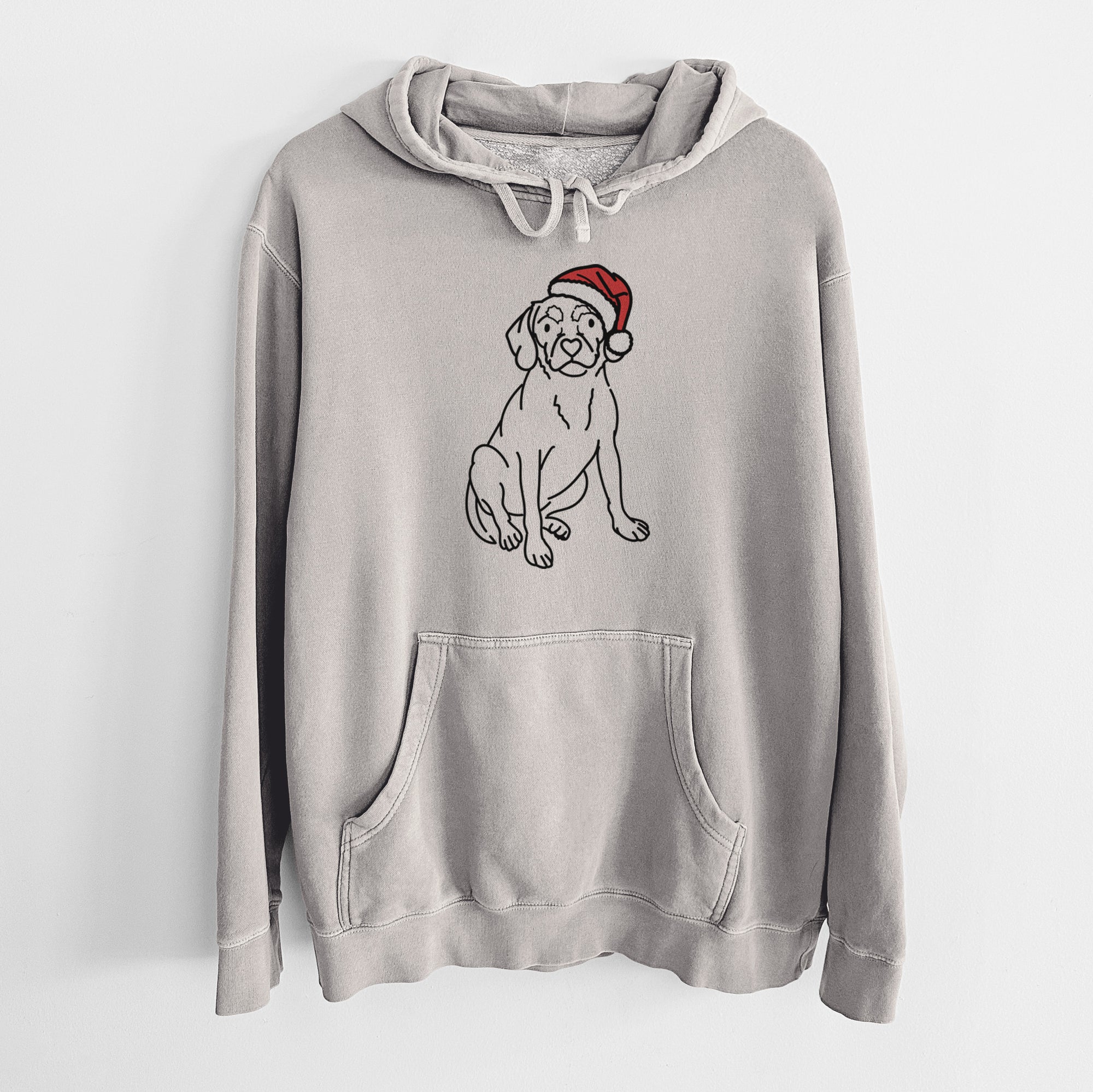 Jolly Puggle - Babs - Unisex Pigment Dyed Hoodie