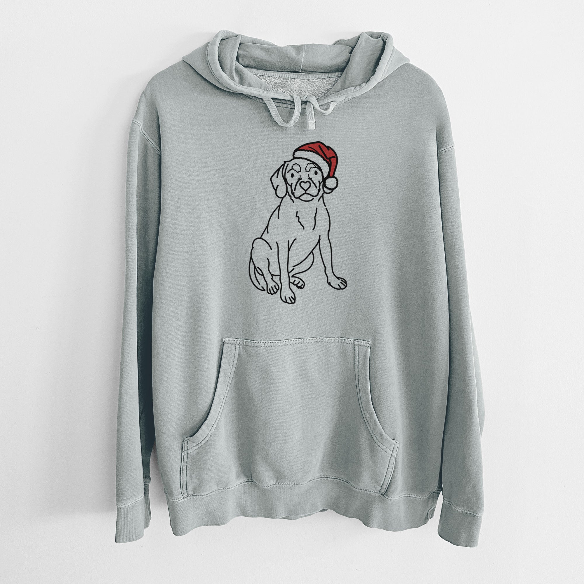 Jolly Puggle - Babs - Unisex Pigment Dyed Hoodie