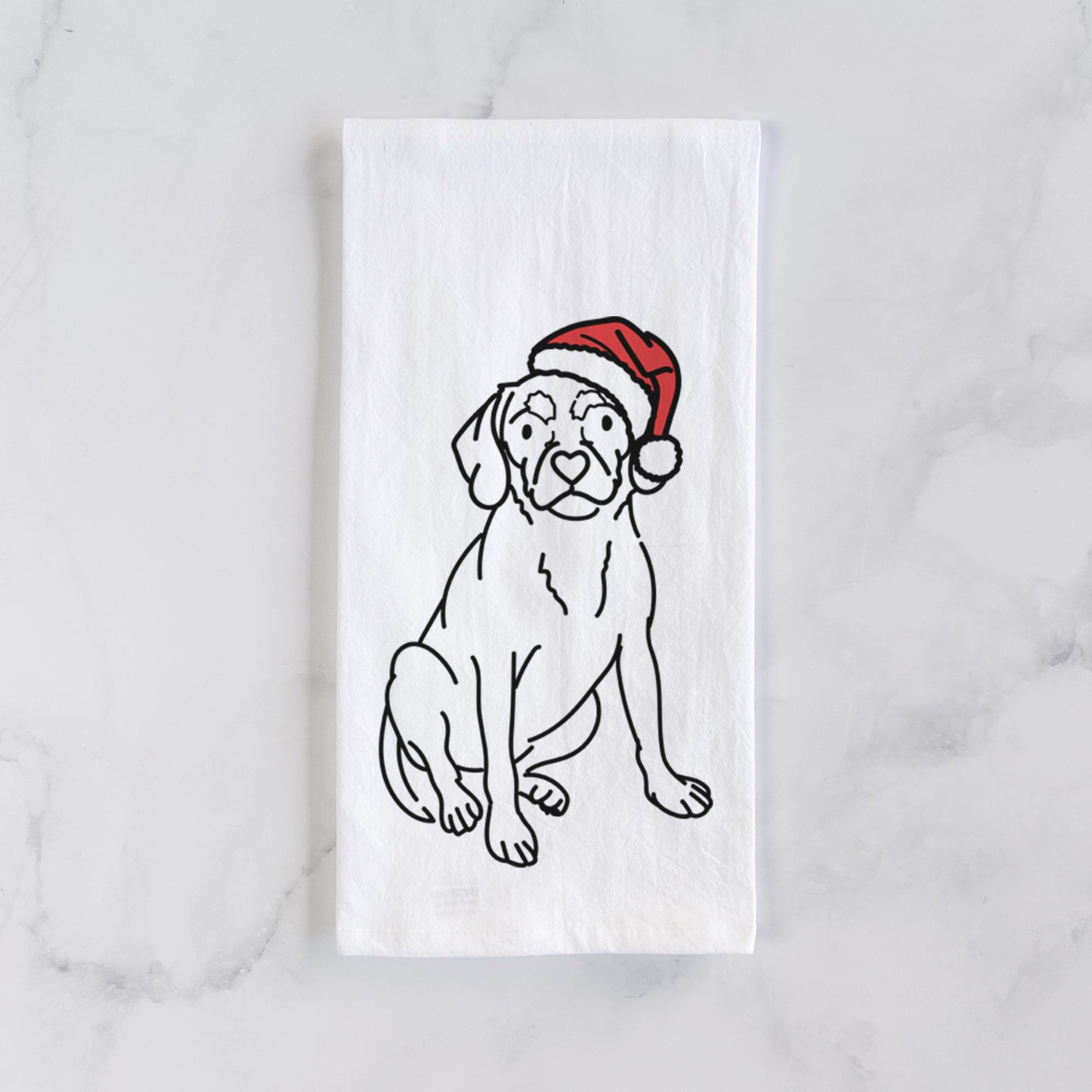 Jolly Puggle - Babs - Tea Towel