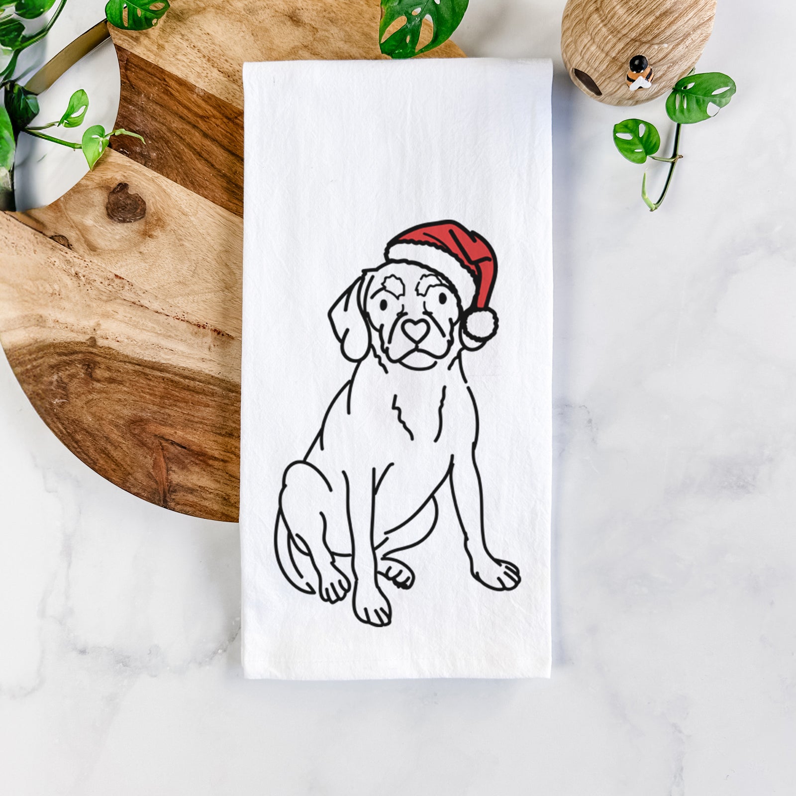 Jolly Puggle - Babs - Tea Towel
