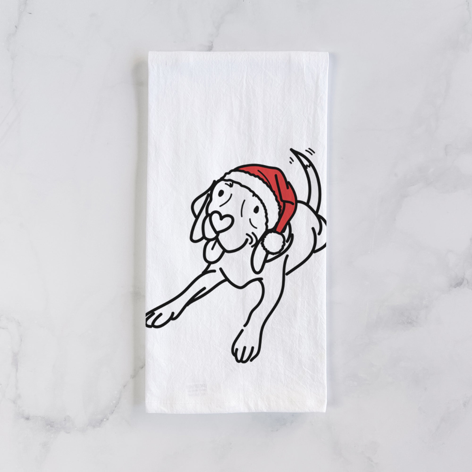 Jolly Beagle - Bagel - Tea Towel