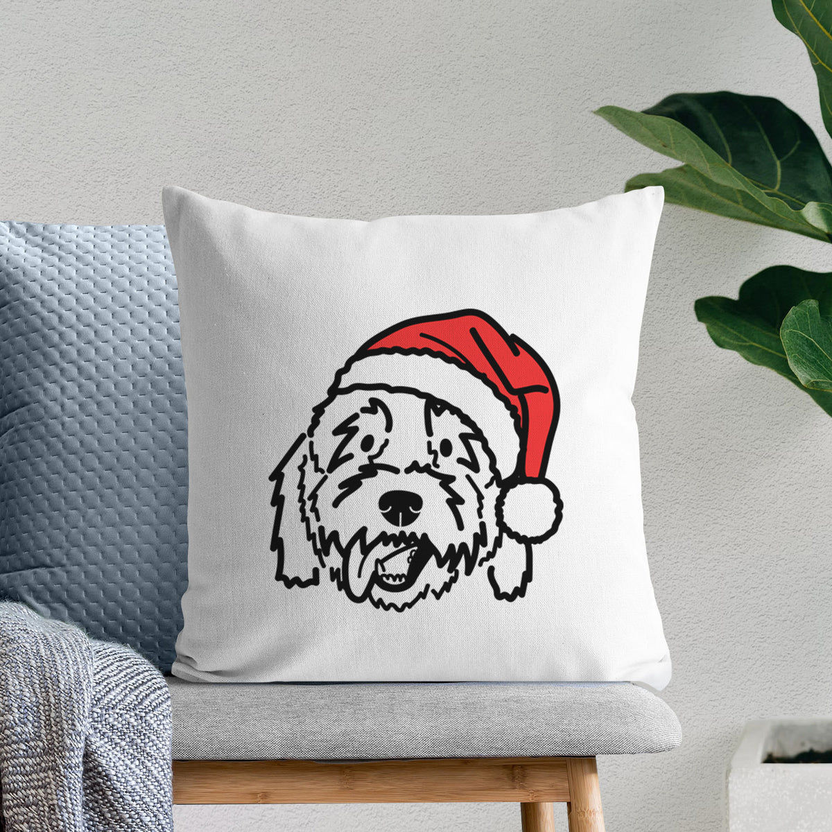 Love Always Goldendoodle - Barry -  Throw Pillow Cover