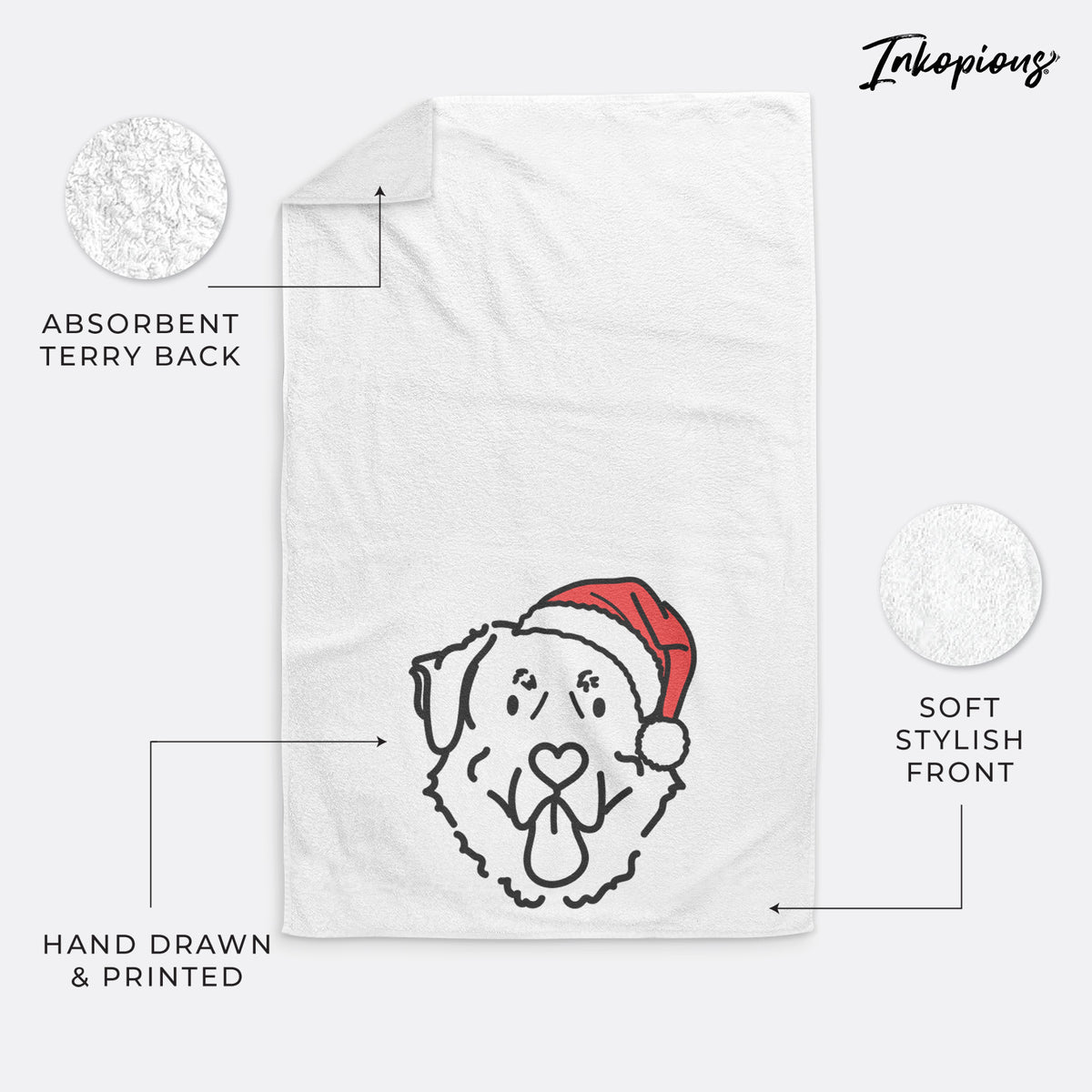 Jolly Anatolian Shepherd - Batu - Decorative Hand Towel