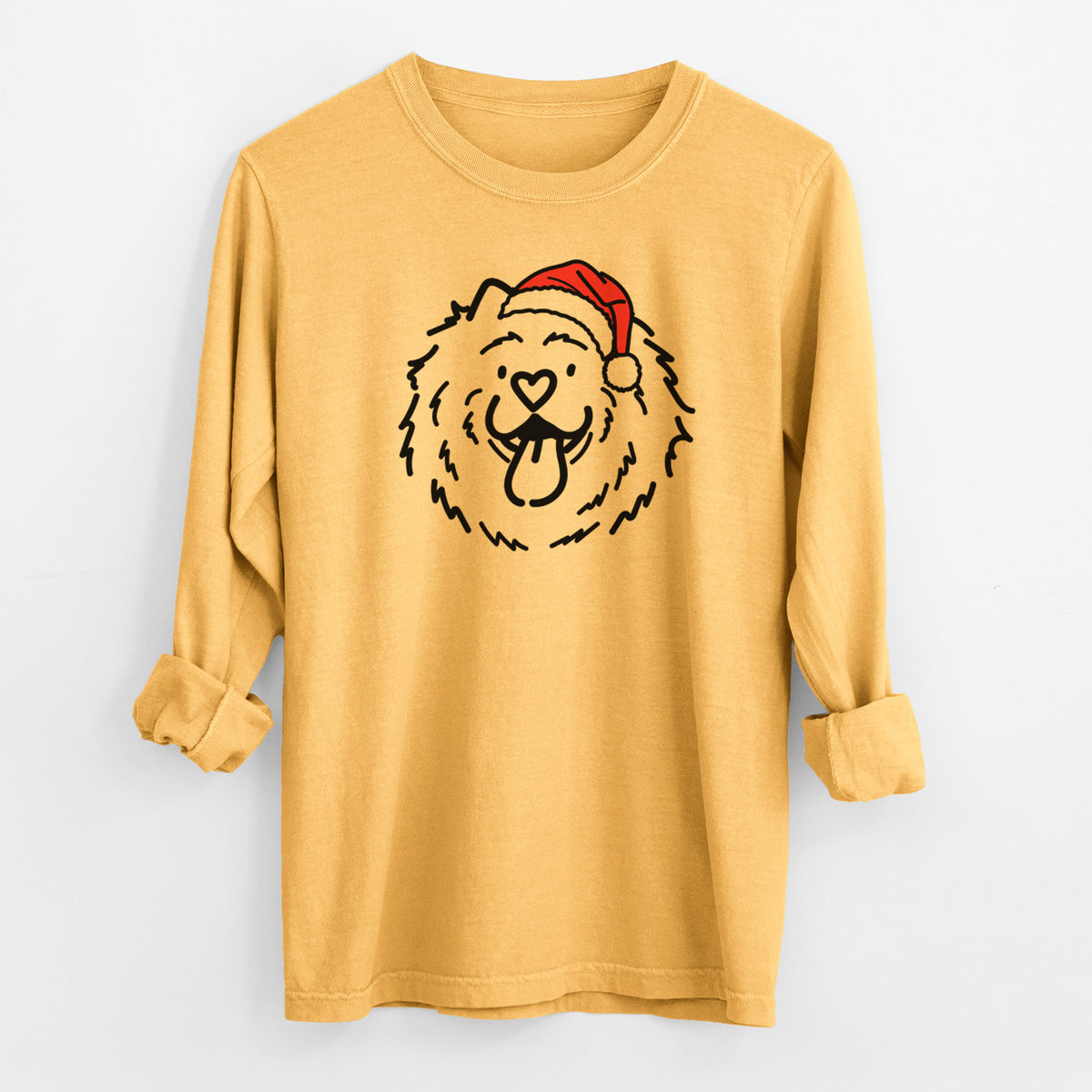 Jolly Chow Chow - Bear - Heavyweight 100% Cotton Long Sleeve