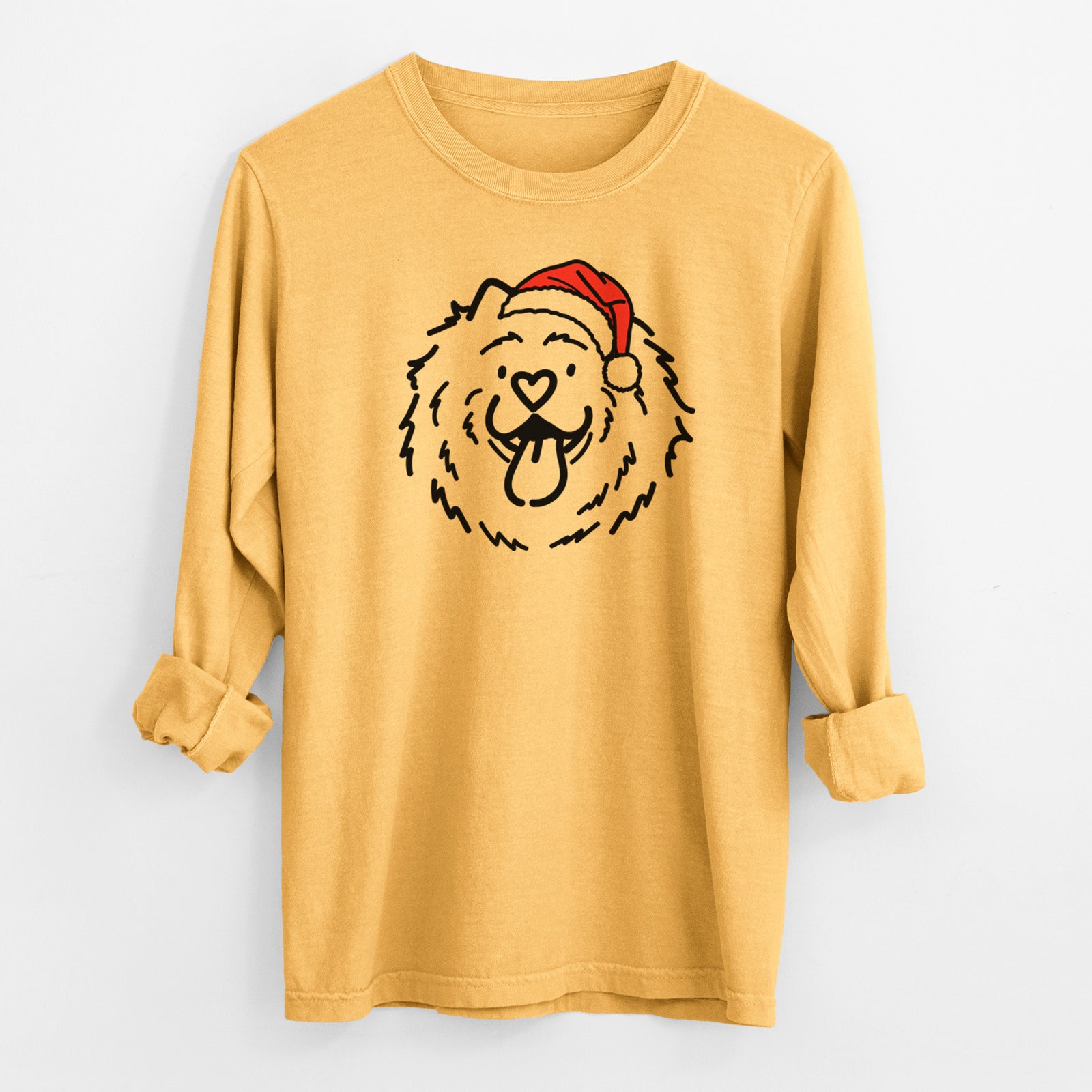 Jolly Chow Chow - Bear - Heavyweight 100% Cotton Long Sleeve