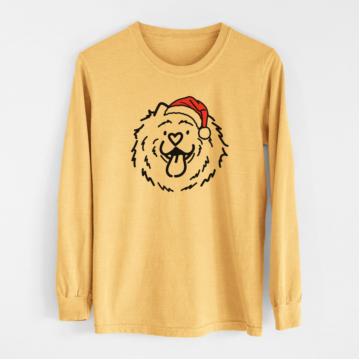 Jolly Chow Chow - Bear - Heavyweight 100% Cotton Long Sleeve