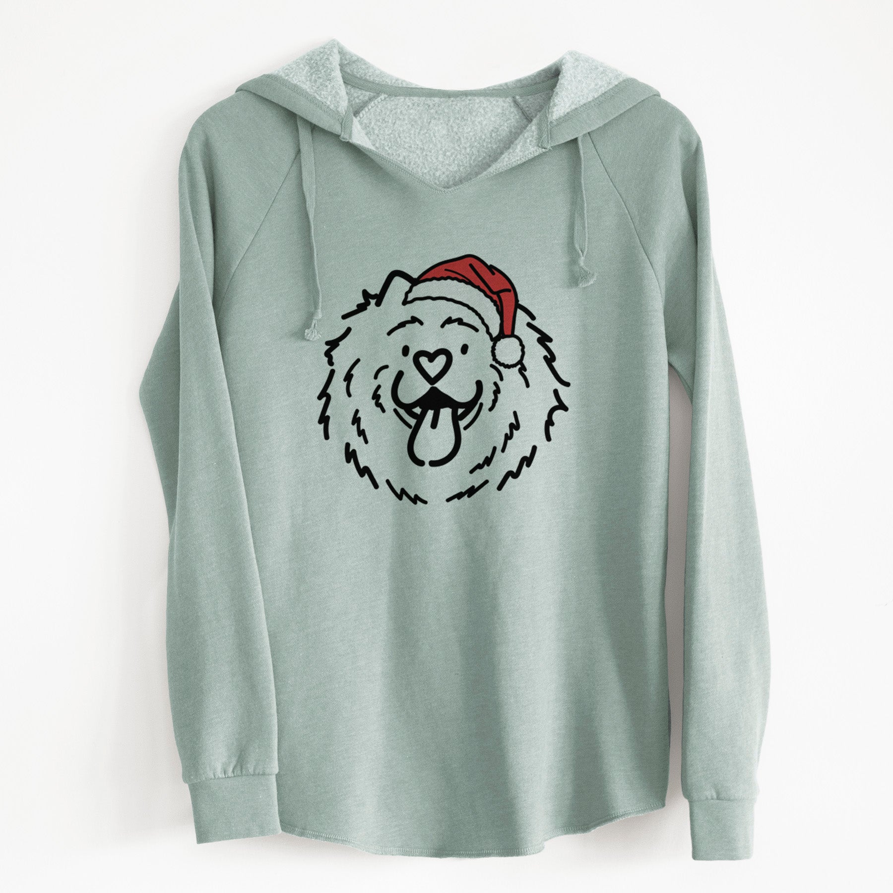 Jolly Chow Chow - Bear - Cali Wave Hooded Sweatshirt